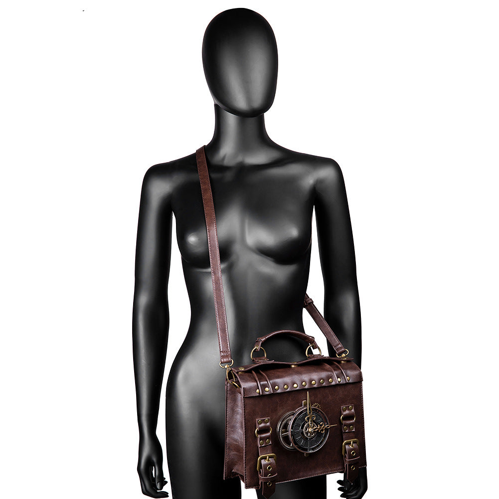 Retro Punk Crossbody Shoulder Bag - ViktaShop