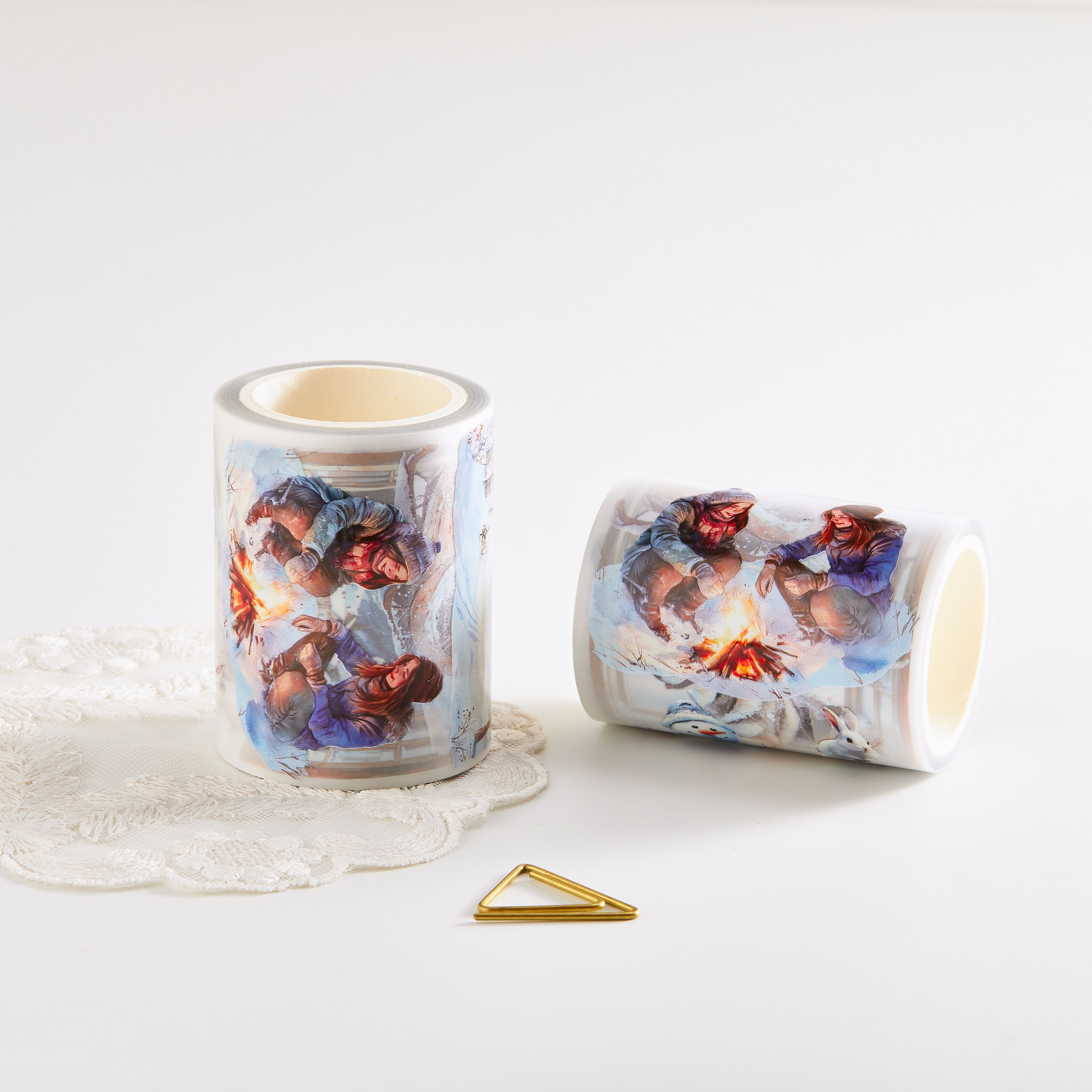Shiimmer Snowy Forest PET Tape 6cm x 1m