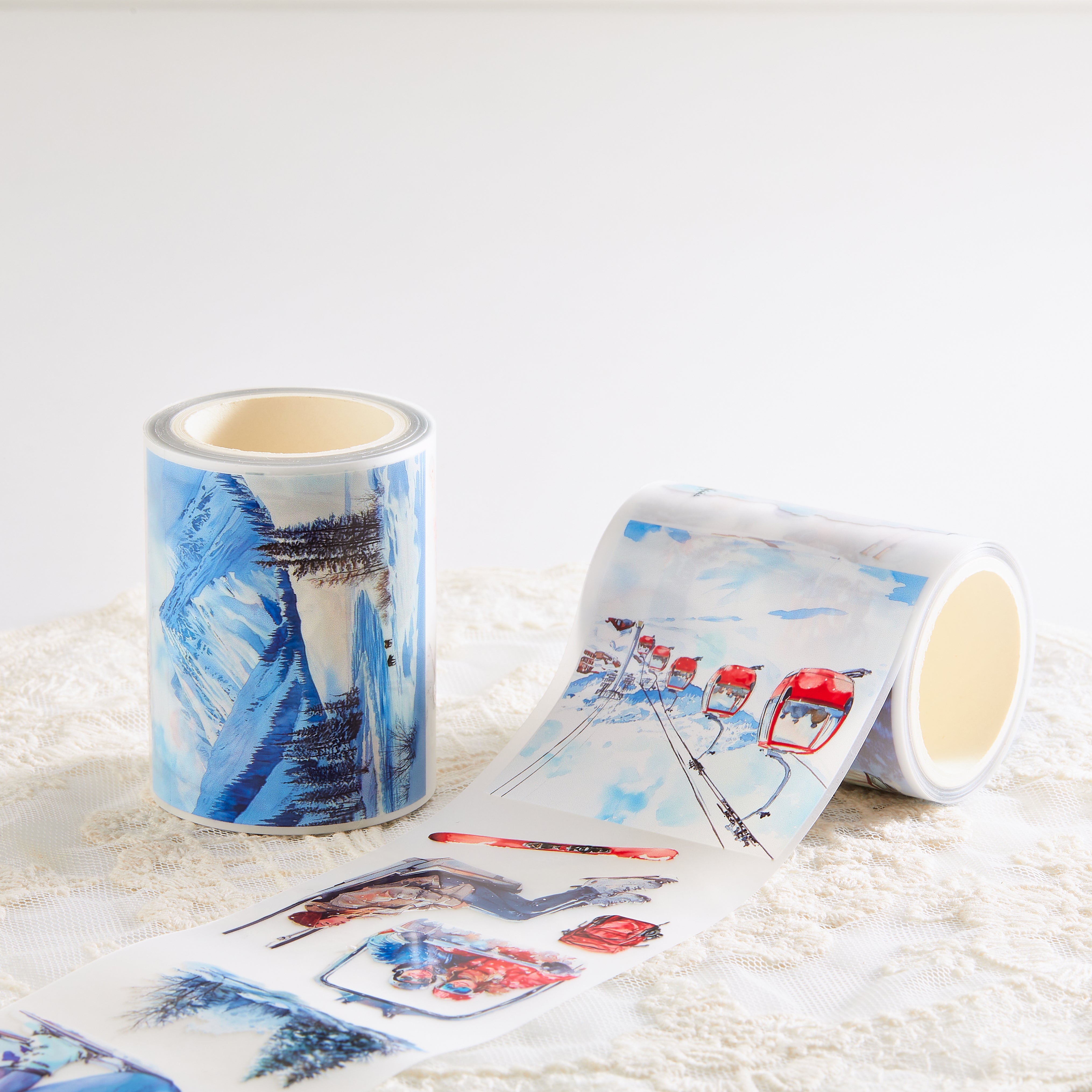 Shiimmer Skiing Resort PET Tape 6cm x 1m