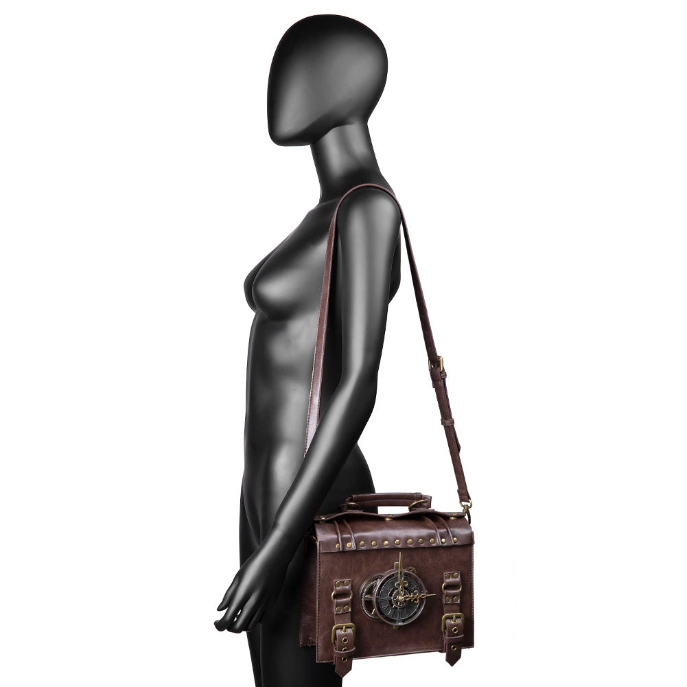 Retro Punk Crossbody Shoulder Bag - ViktaShop