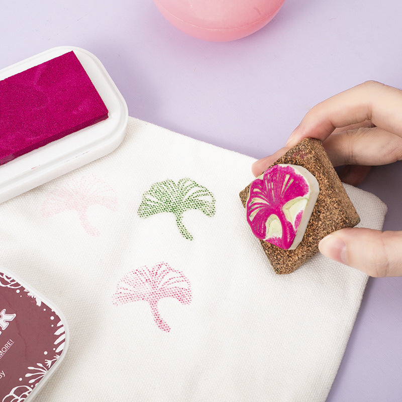 Retro BD Cloth Ink Pad Box, Multi-Use Sponge Printing Table - ViktaShop