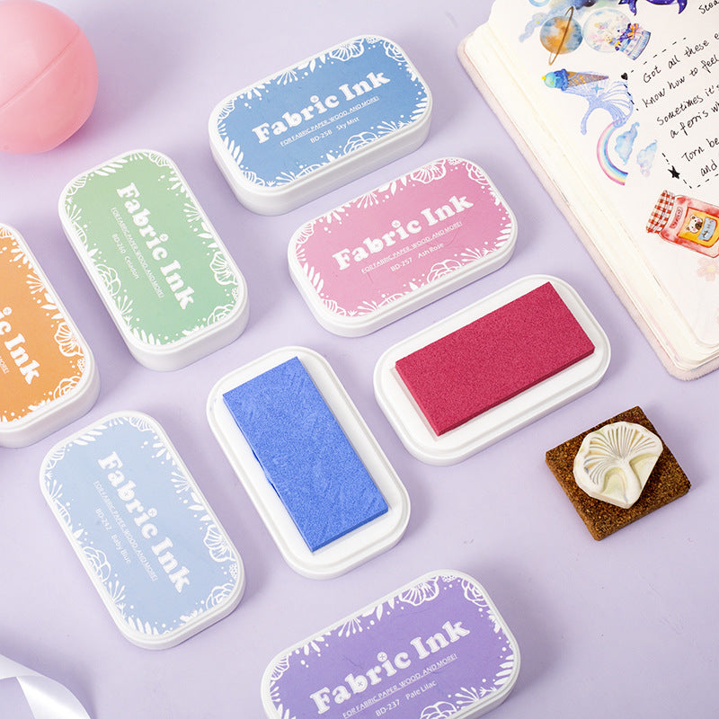 Retro BD Cloth Ink Pad Box, Multi-Use Sponge Printing Table - ViktaShop