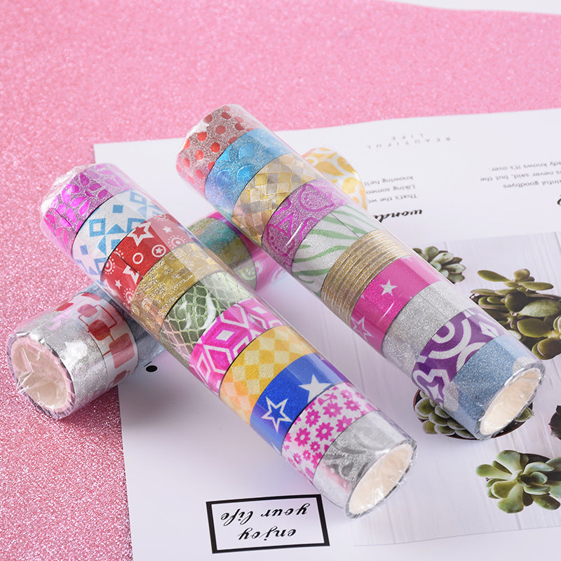 Glitter paper tape 60 colors