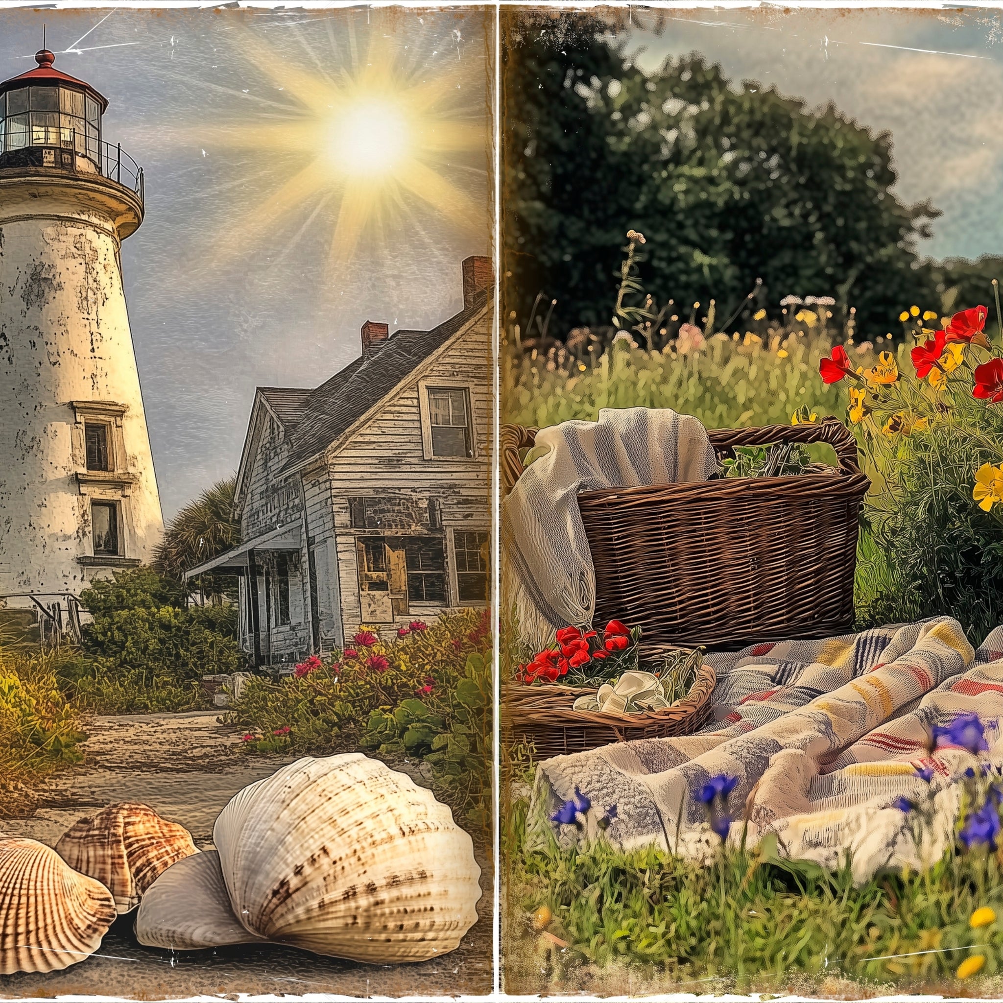 LunicArtDesign Summer Season material paper 5.5 x 8.5 inches 20 different sheets