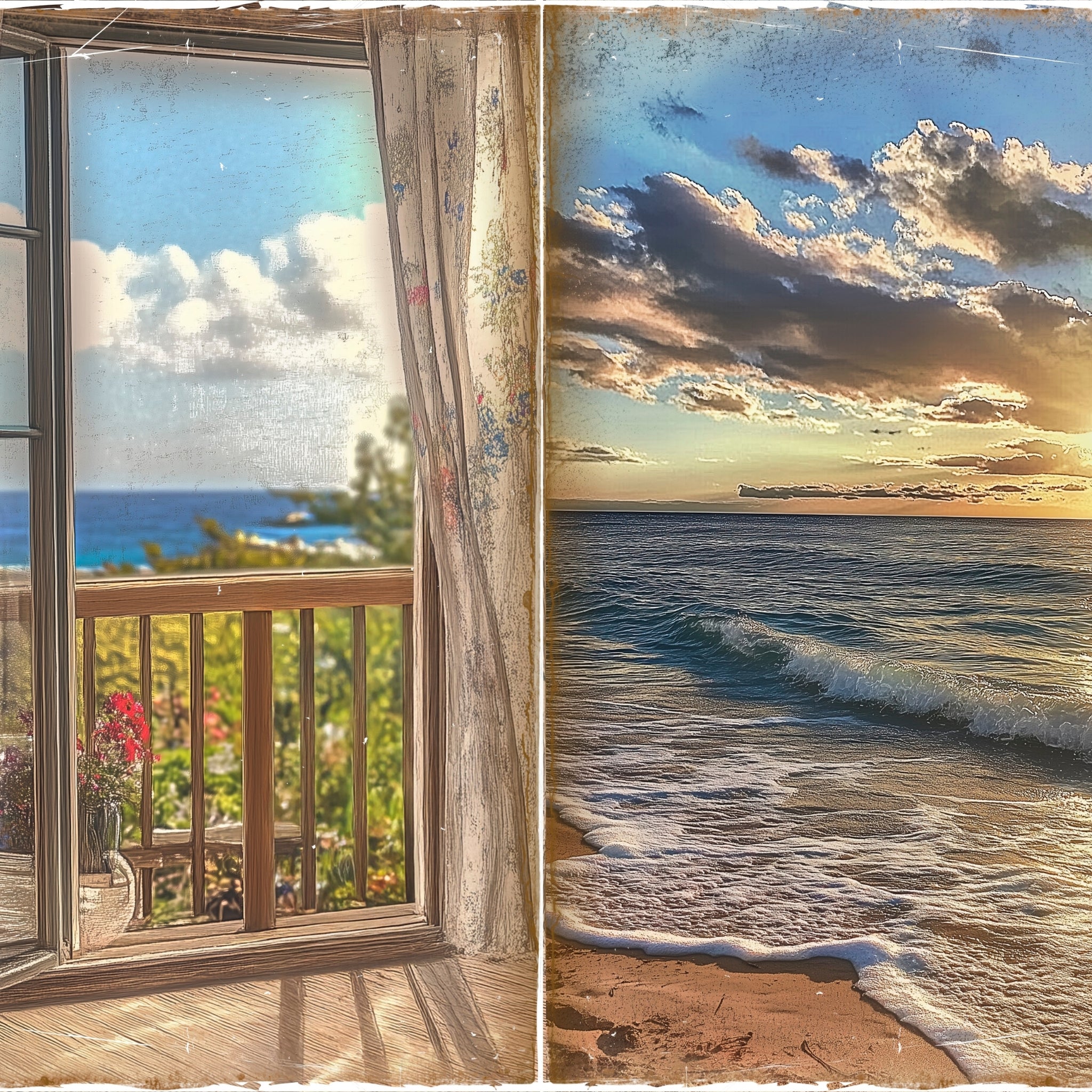 LunicArtDesign Summer Season material paper 5.5 x 8.5 inches 20 different sheets