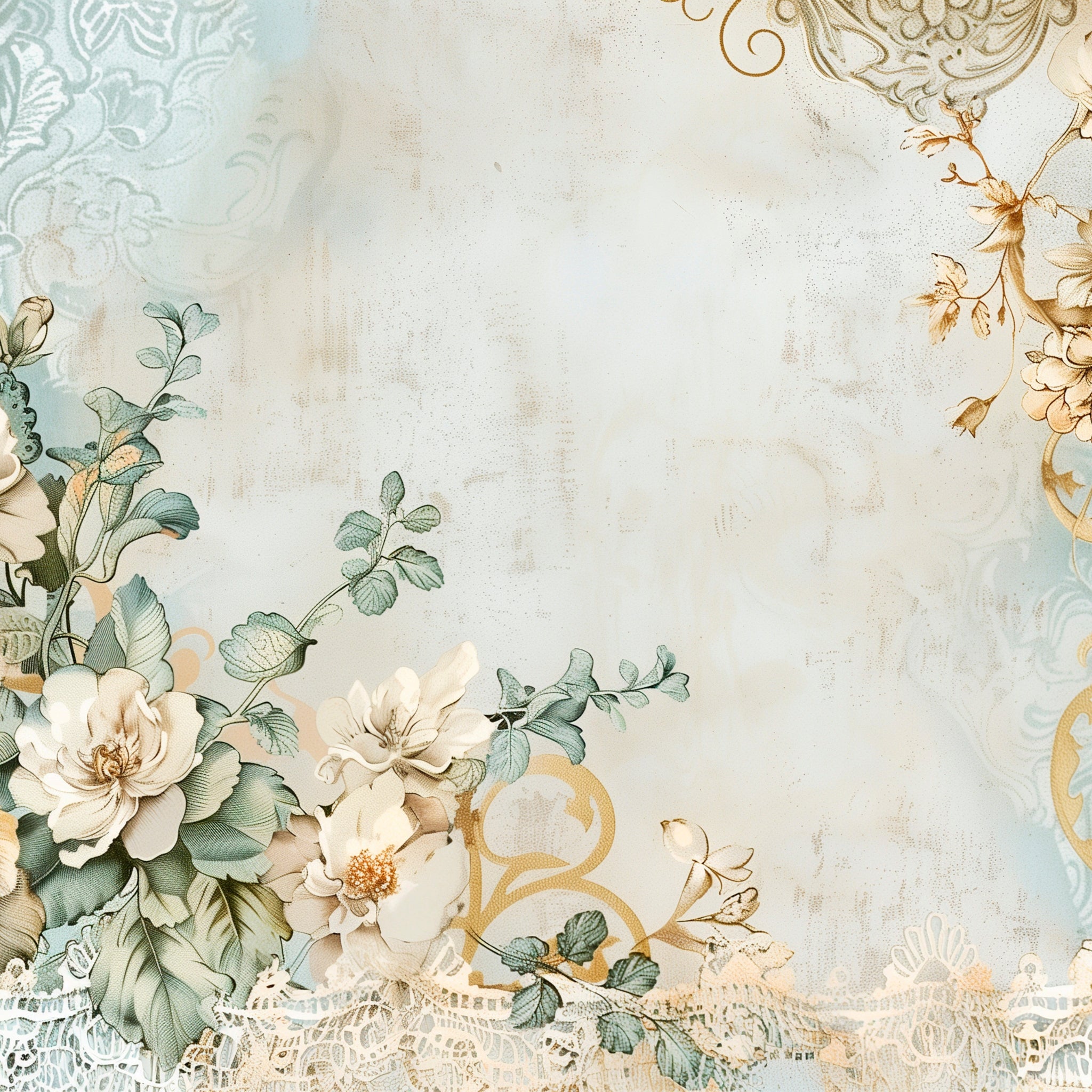 LunicArtDesign Antique Pages material paper 5.5 x 8.5 inches 20 different sheets