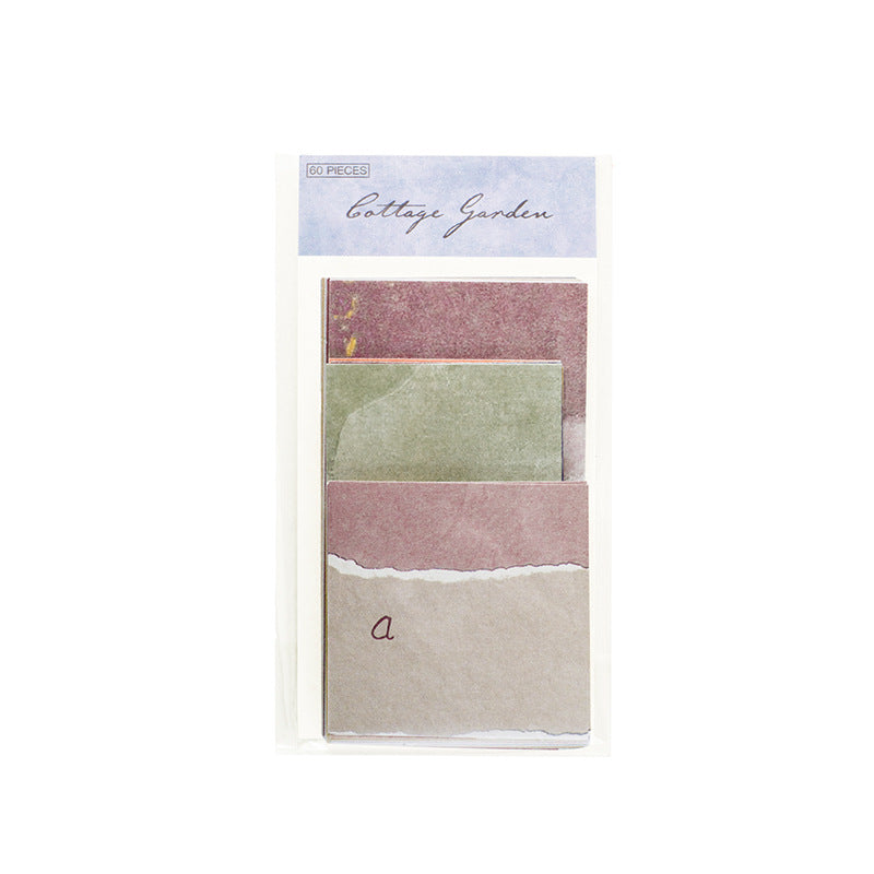 Village Garden Series Decorative Paper for Scrapbooking, 60 Pcs - ViktaShop
