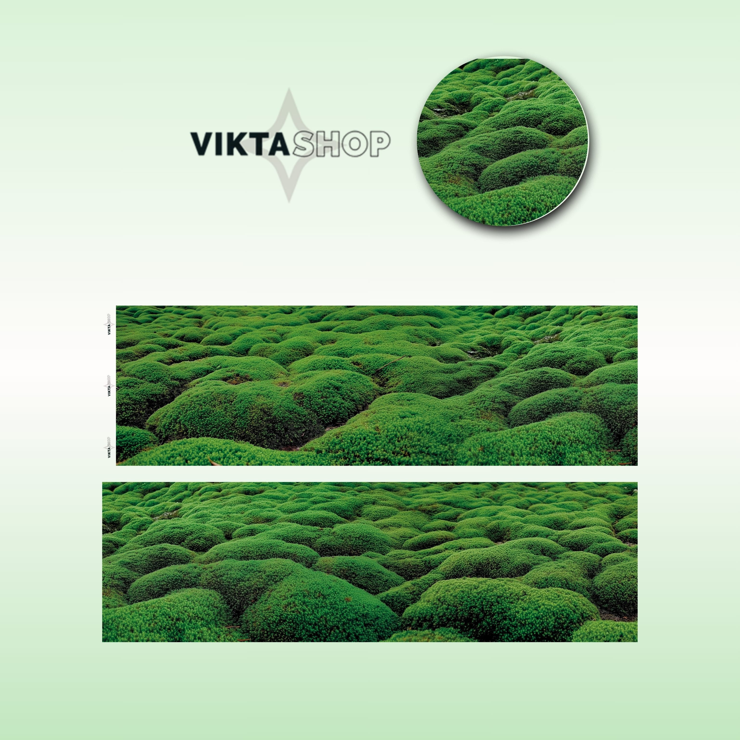 Viktashop Moss PET Tape 7cm x 1m - ViktaShop