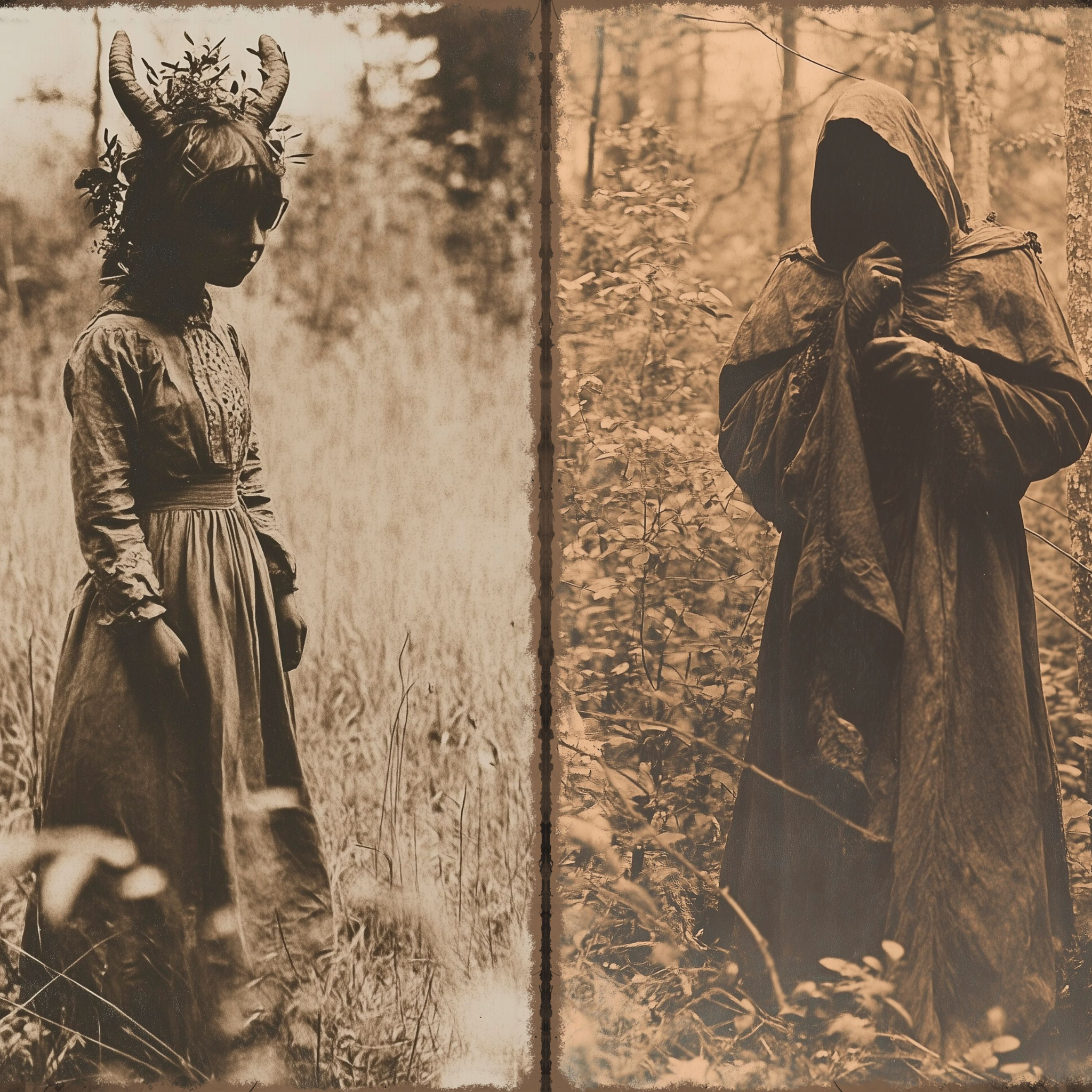 LunicArtDesign Witchy Photographs material paper 5.5 x 8.5 inches 20 different sheets