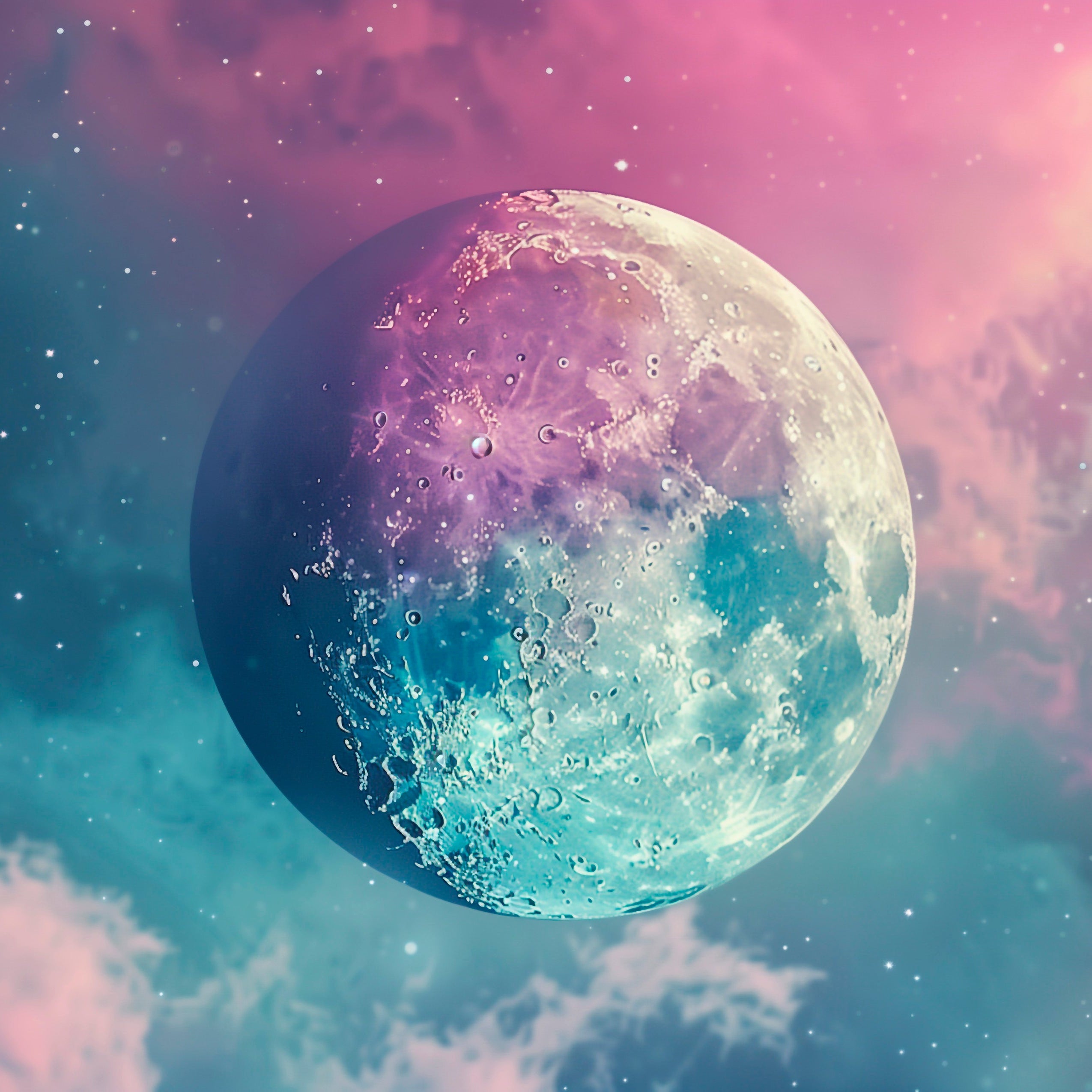 LunicArtDesign space series material paper 8,5 x 11 inches 10 different sheets