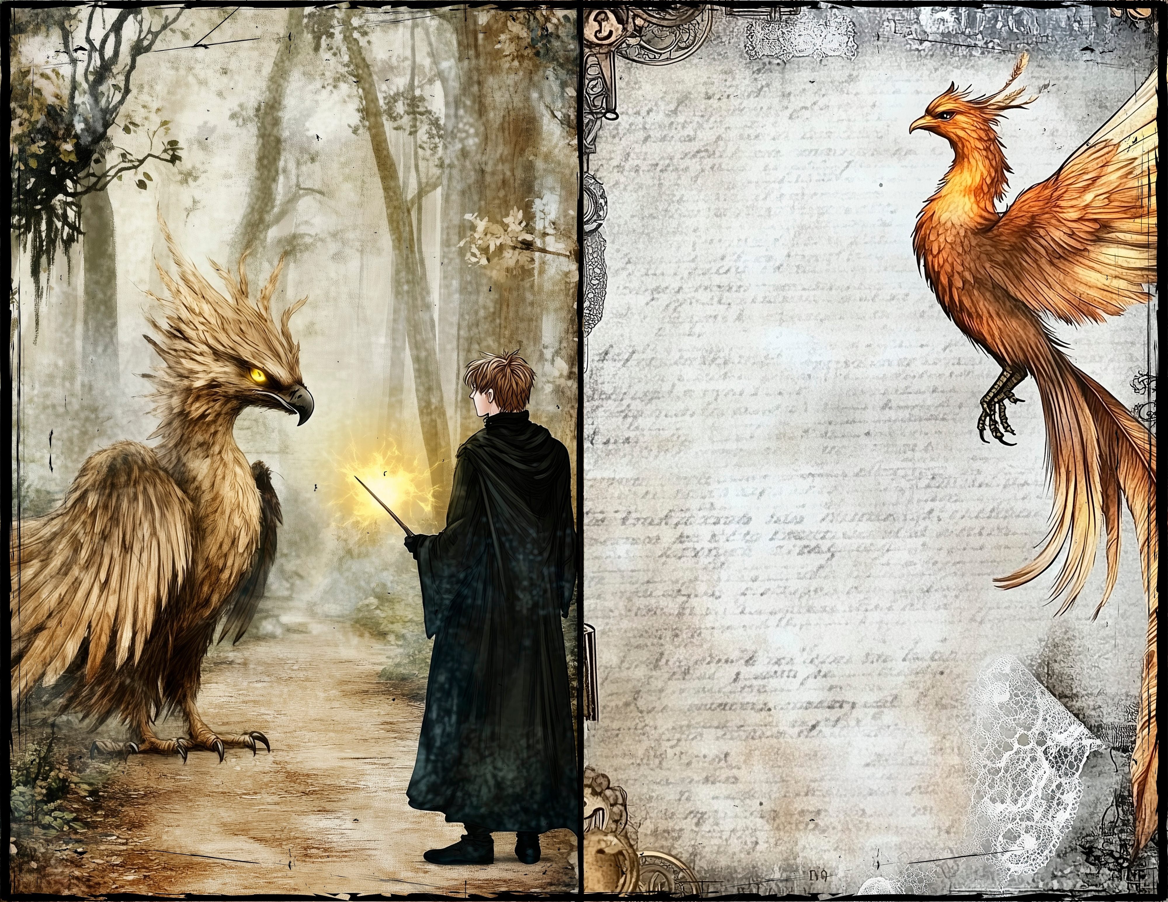 LunicArtDesign Harry Potter series 2 paper 5.5 x 8.5 inches 20 different sheets - ViktaShop