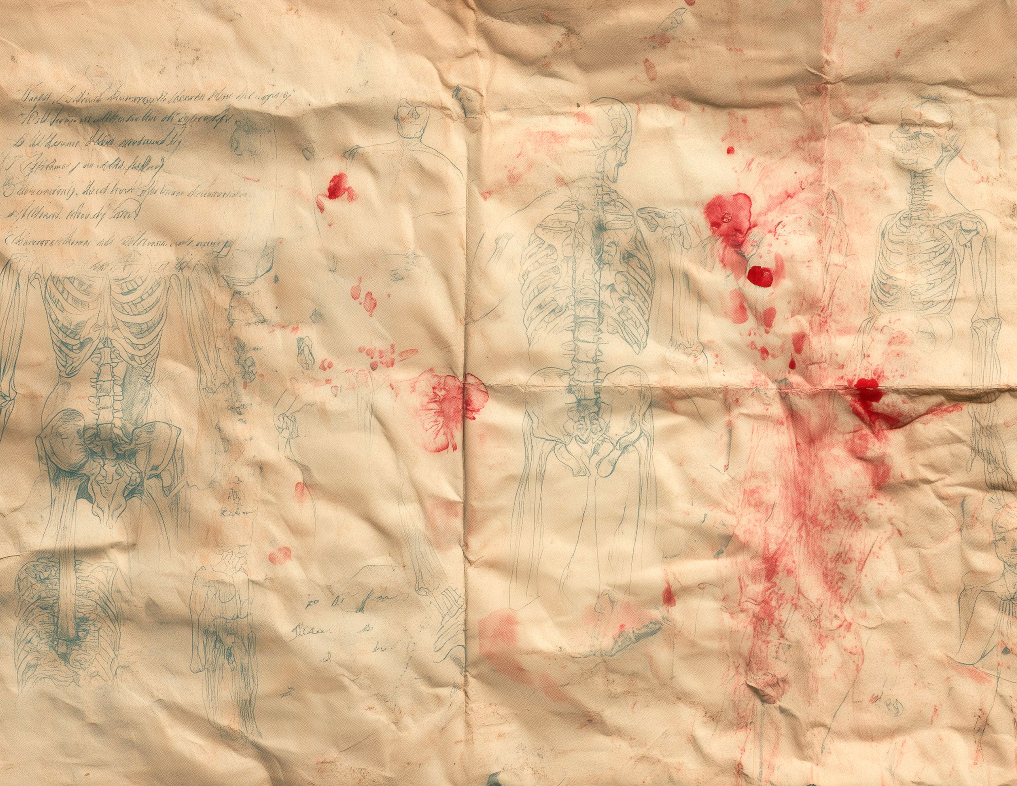 LunicArtDesign Horror background paper 11x 8.5 inches 10 different sheets - ViktaShop