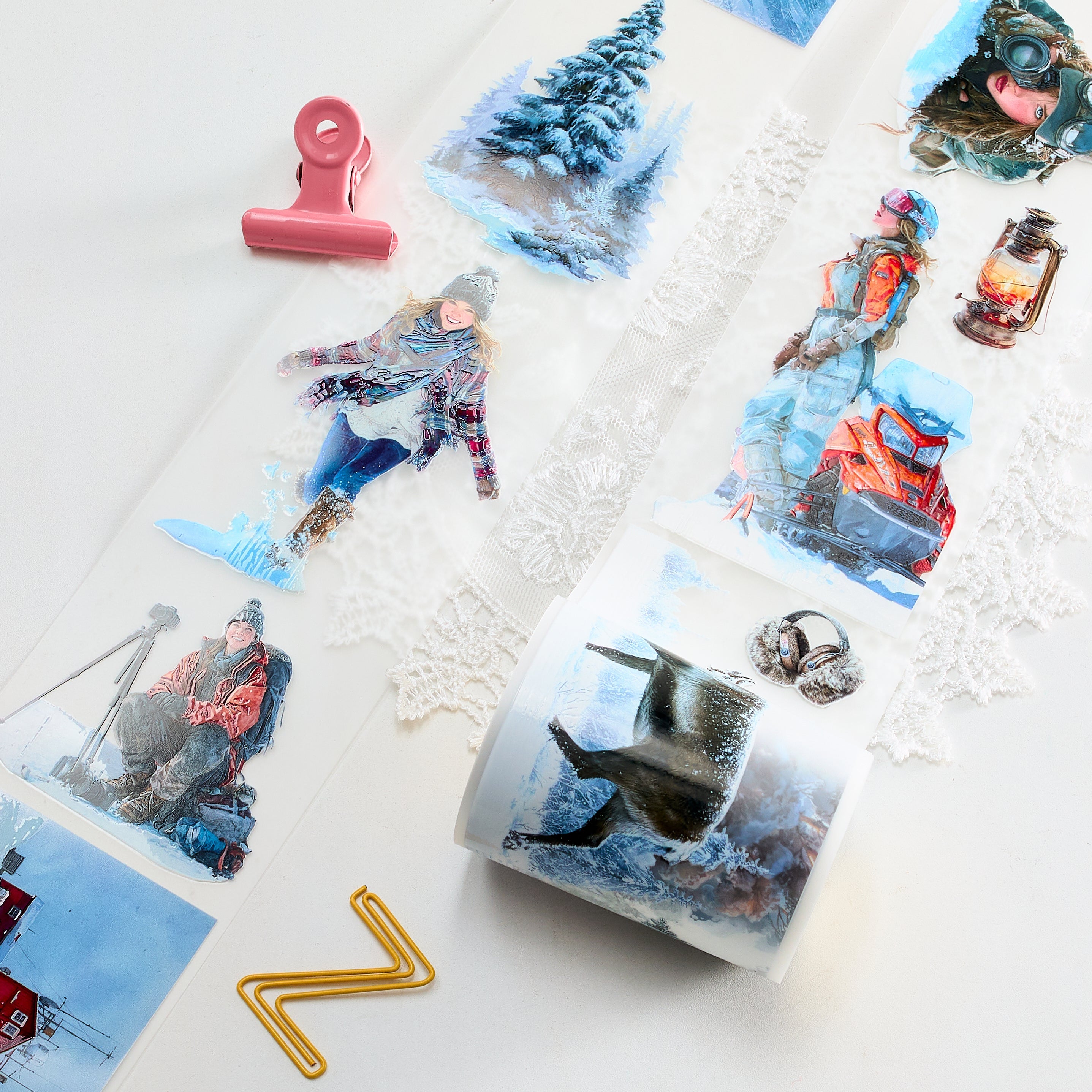 Shiimmer Snowfield PET Tape 6cm x 1m