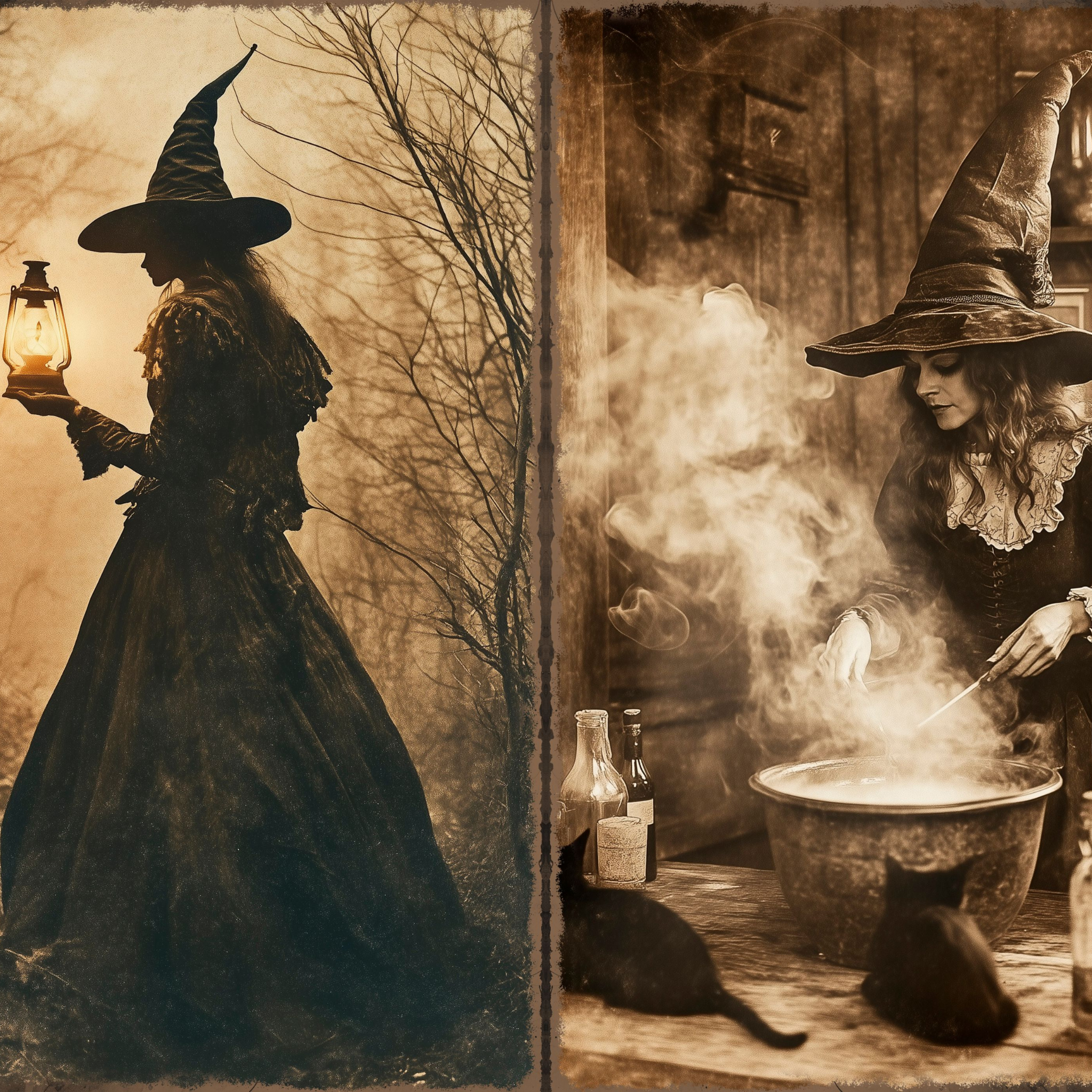 LunicArtDesign Witchy Photographs material paper 5.5 x 8.5 inches 20 different sheets