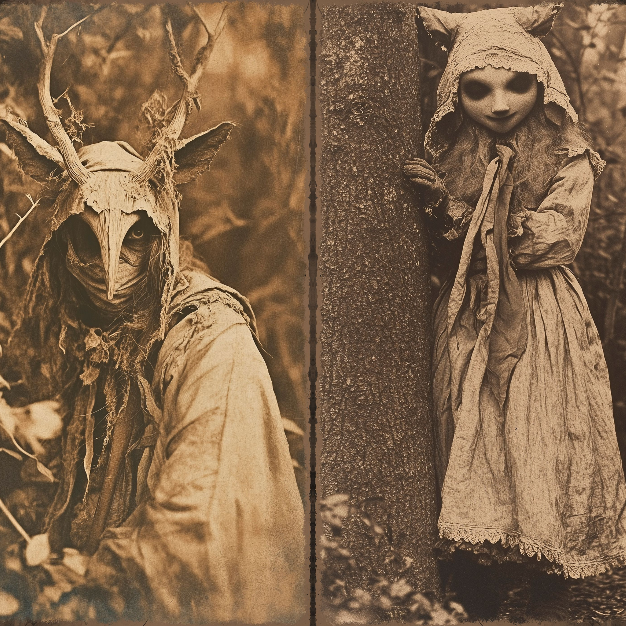 LunicArtDesign Witchy Photographs material paper 5.5 x 8.5 inches 20 different sheets
