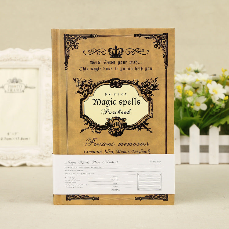 European Style Thickened A5 Notebook - Retro Magic Design, 4 Options - ViktaShop