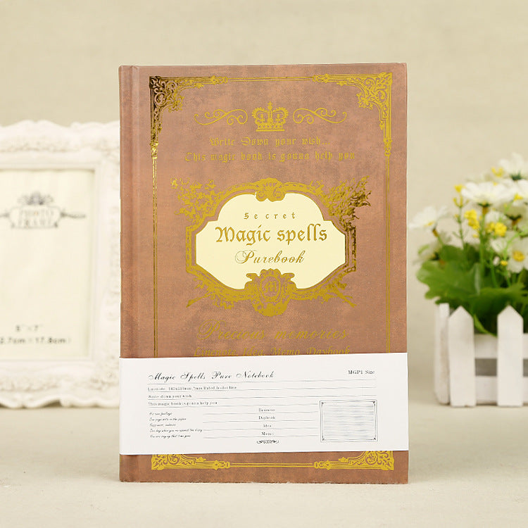 European Style Thickened A5 Notebook - Retro Magic Design, 4 Options - ViktaShop