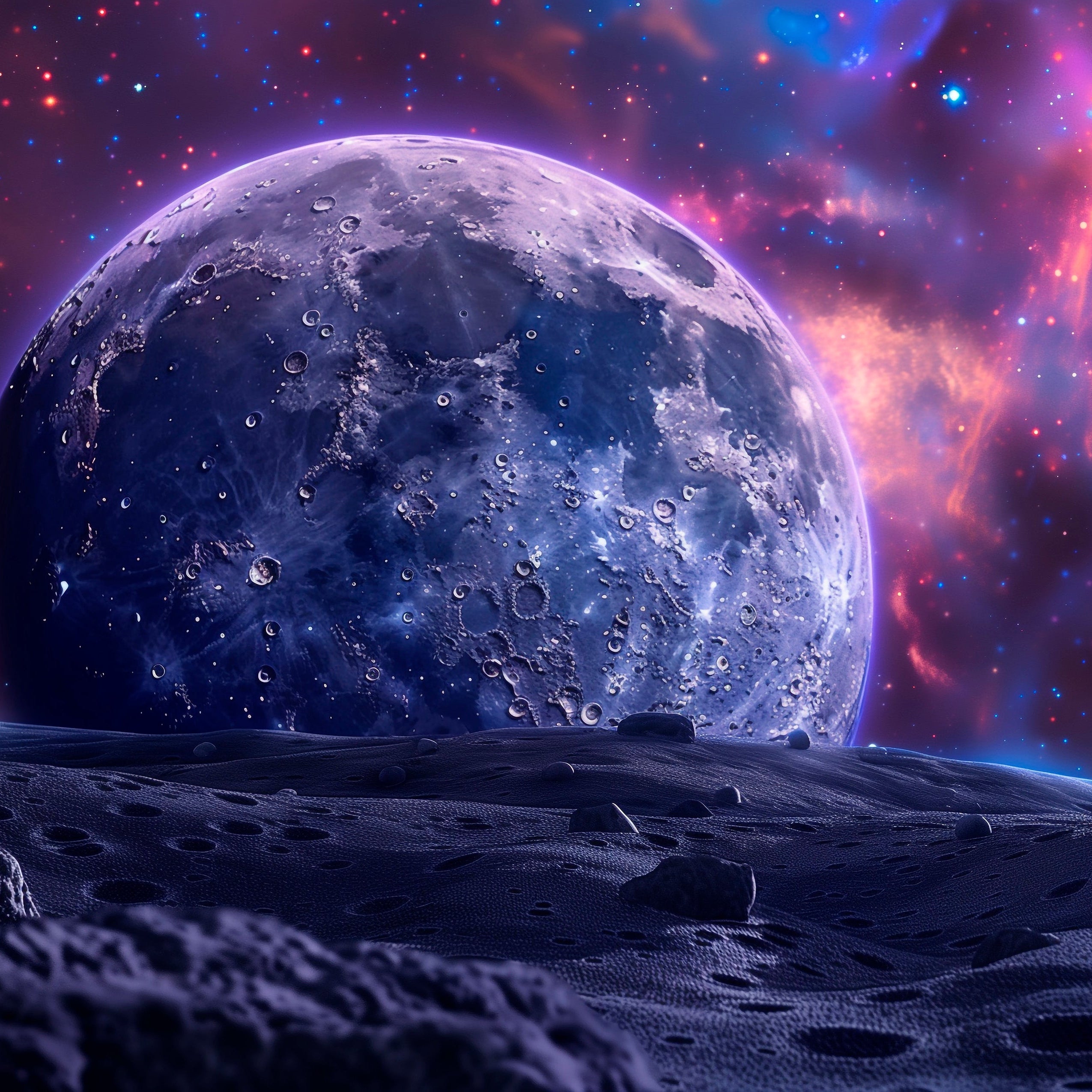 LunicArtDesign space series material paper 8,5 x 11 inches 10 different sheets