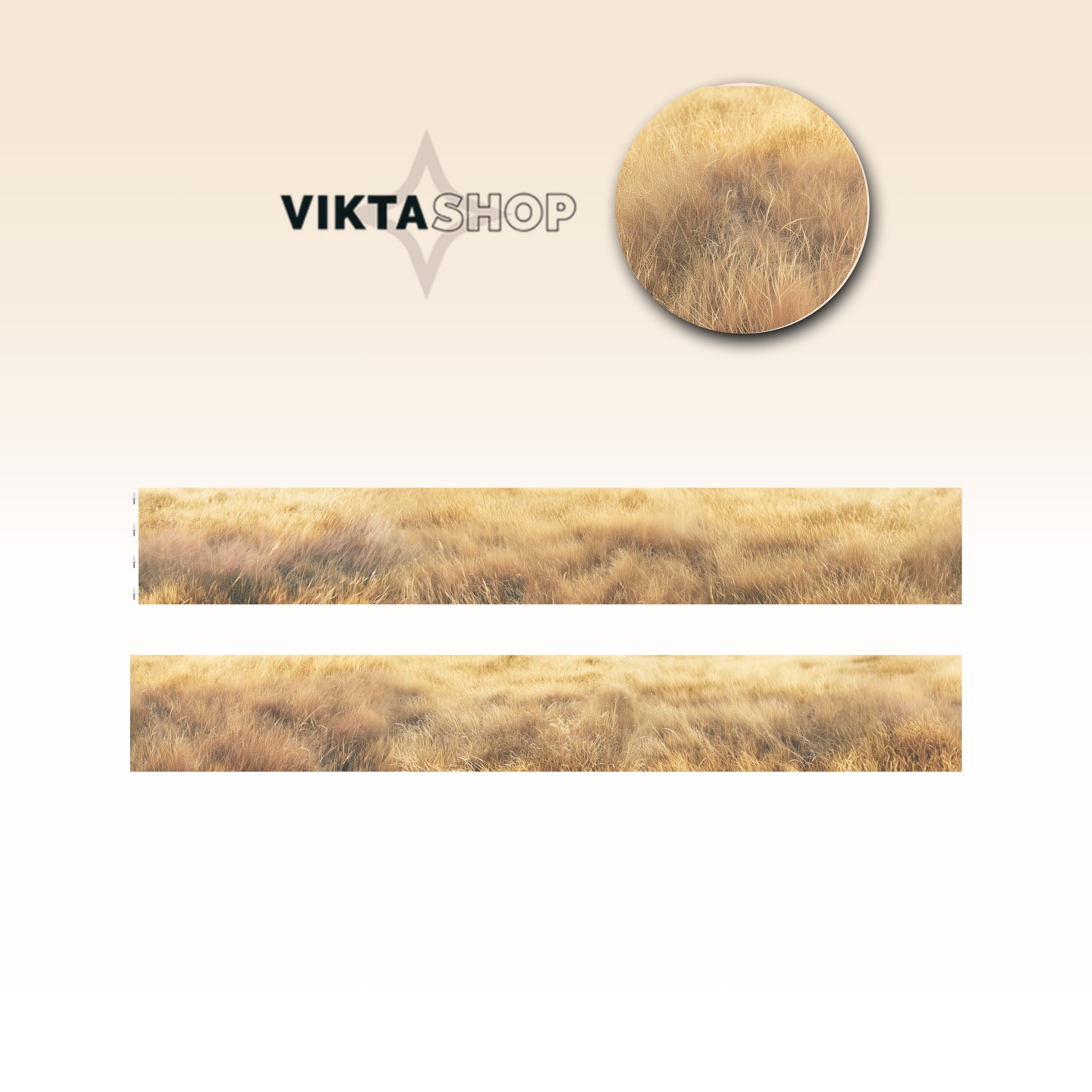 Viktashop Autumn grass PET Tape 7cm x 1m - ViktaShop