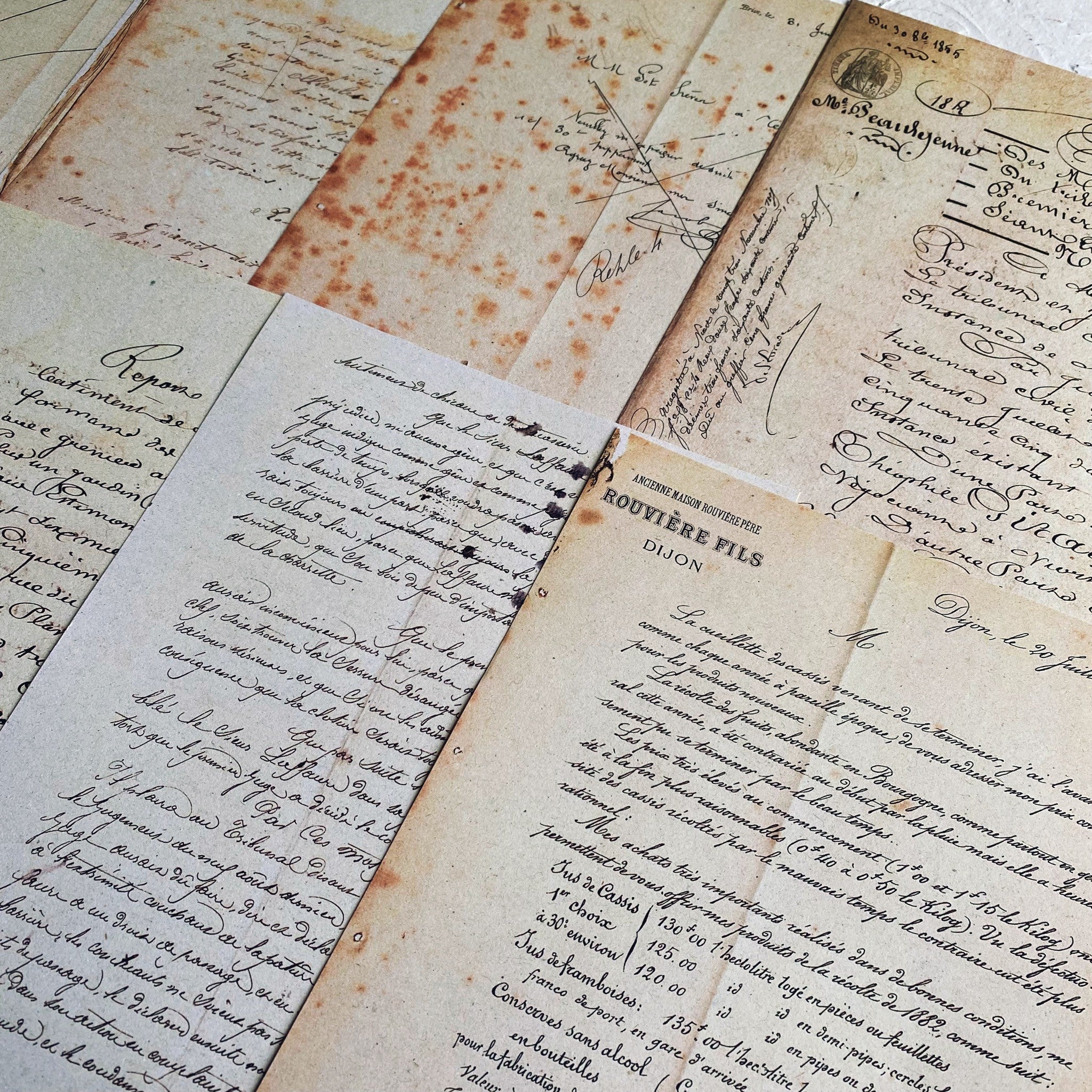 Vintage English Letter vintage paper A4 5 sheets - ViktaShop