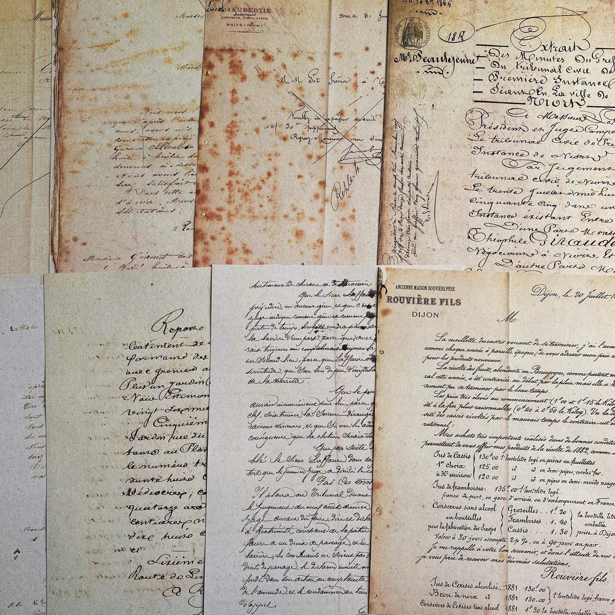 Vintage English Letter vintage paper A4 5 sheets - ViktaShop