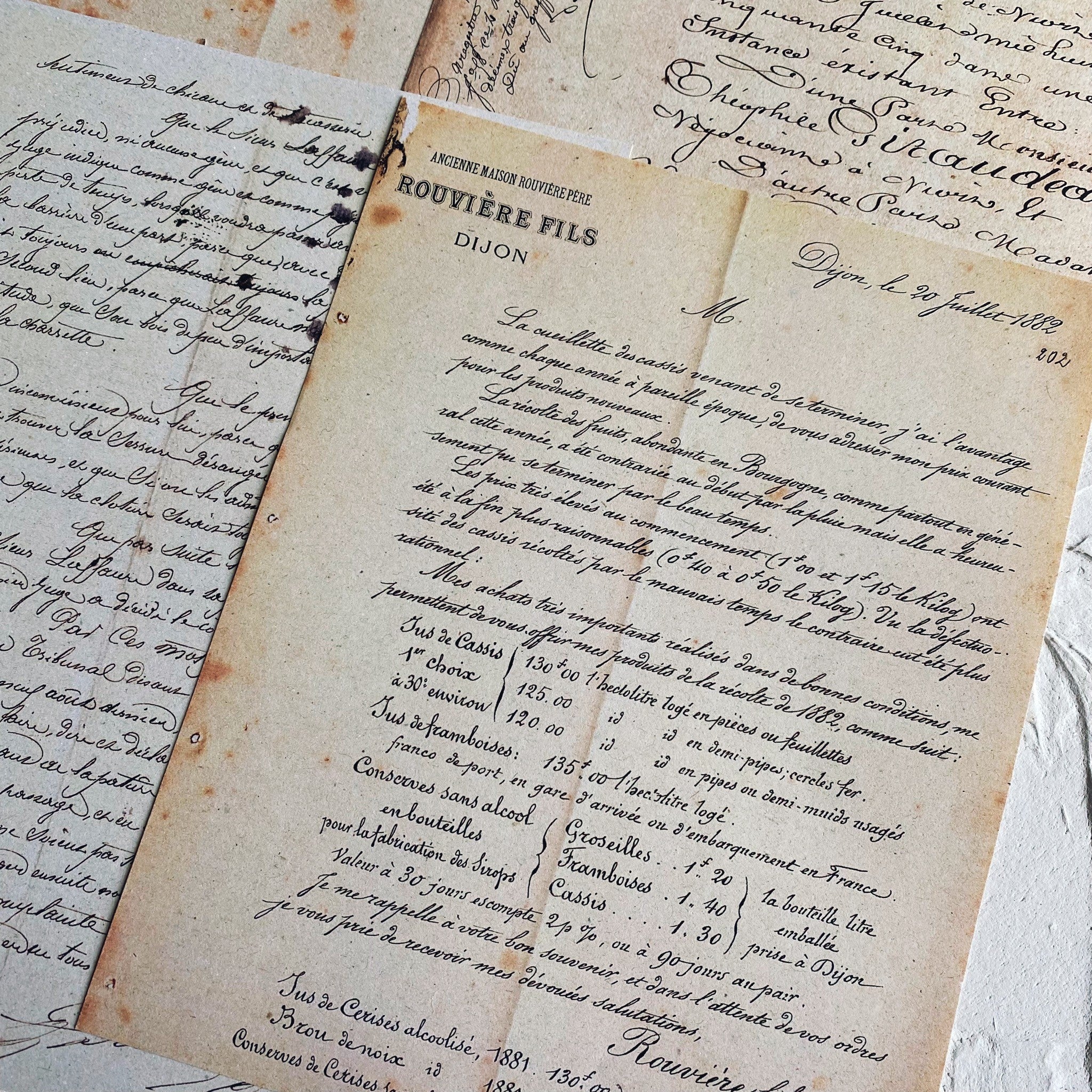 Vintage English Letter vintage paper A4 5 sheets - ViktaShop
