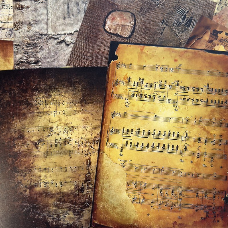 Junk Journal Retro Material Paper