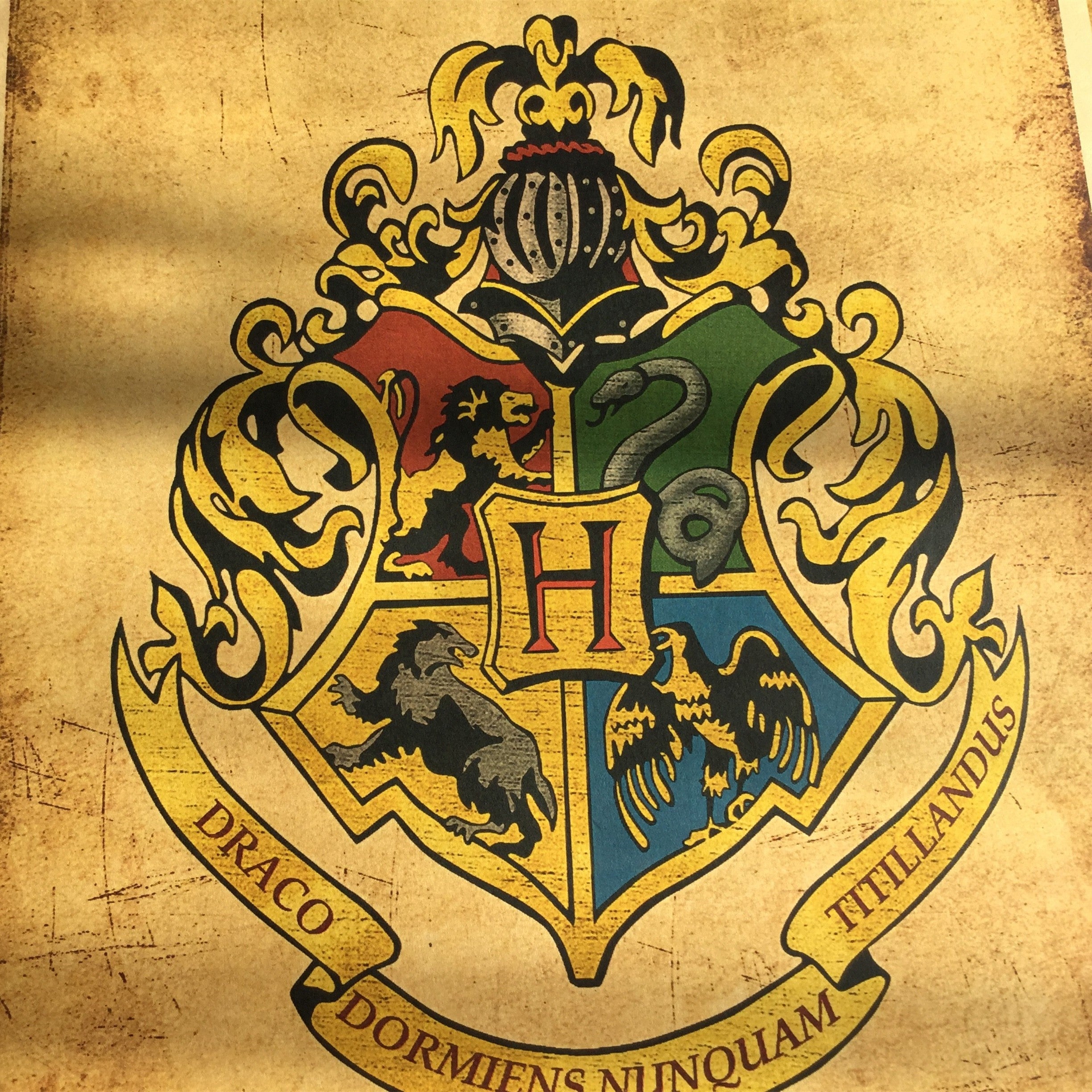 Harry Potter Hogwarts Vintage paper A5 8 Sheets - ViktaShop