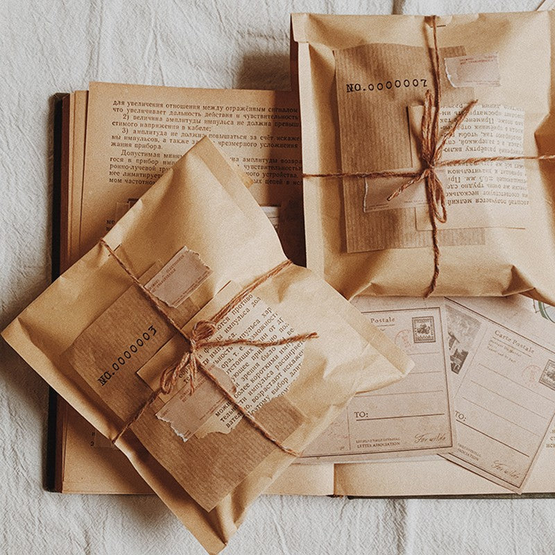 Material Old Staff Vintage Memo Ticket Material Pack - ViktaShop