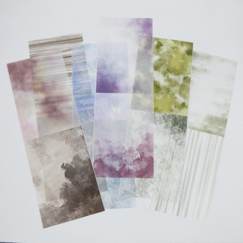 Splash Ink Style Grand Background Paper Tape 10 cm / 200 cm - ViktaShop