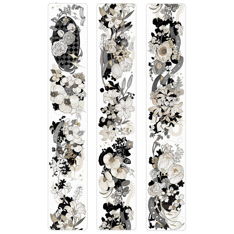 Thin flower color PET tape 6.5 cm / 100 cm - ViktaShop