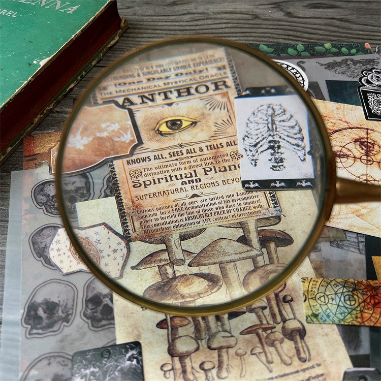 Retro Dark Material paper pack - ViktaShop