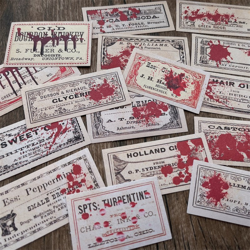 Dark Hand Account Horror Label Sticker - ViktaShop