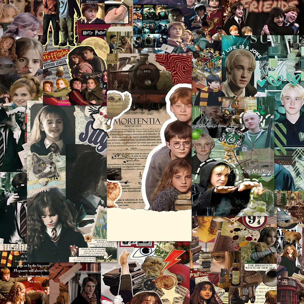 Harry Potter collage stickers 54 psc., - ViktaShop