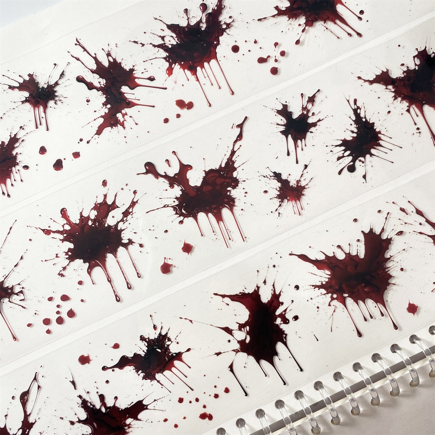 Dark blood PET tape 6 cm / 150 cm - ViktaShop