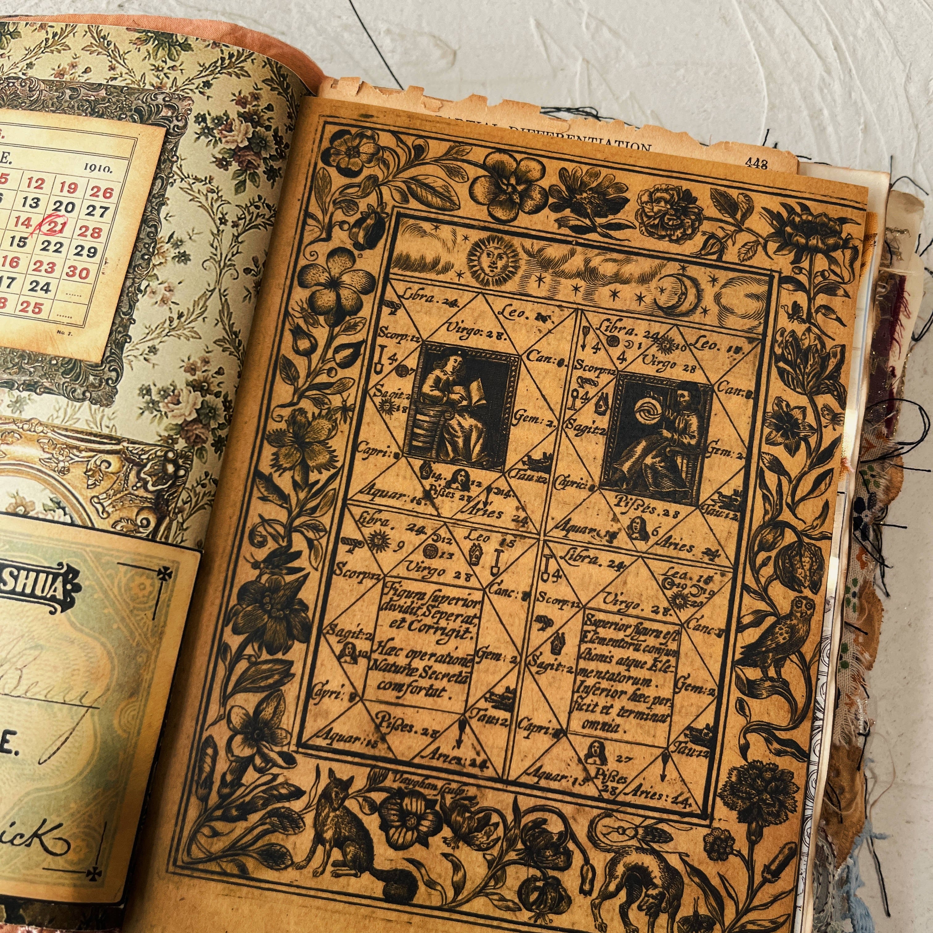 Medieval Magic, Mysticism, Background material paper 8 sheets - ViktaShop