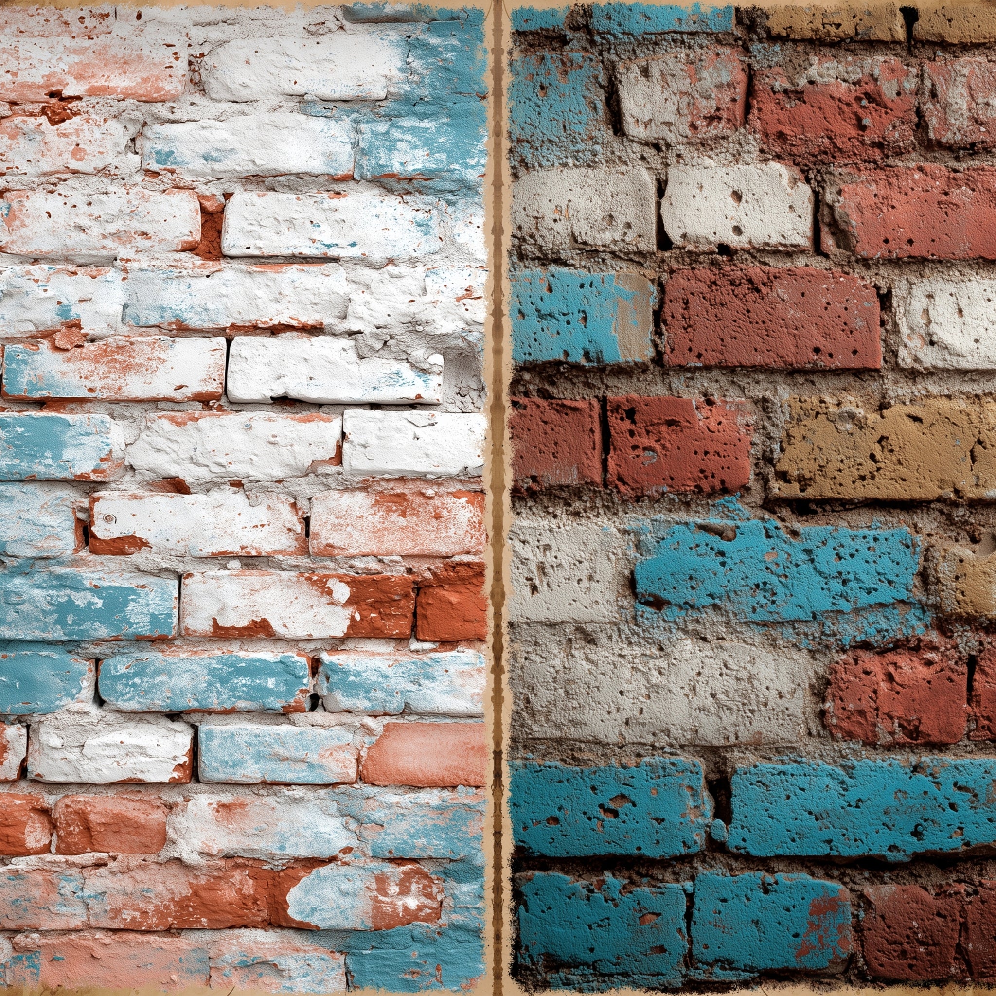 LunicArtDesign Vintage Wall material paper 5.5 x 8.5 inches 20 different sheets