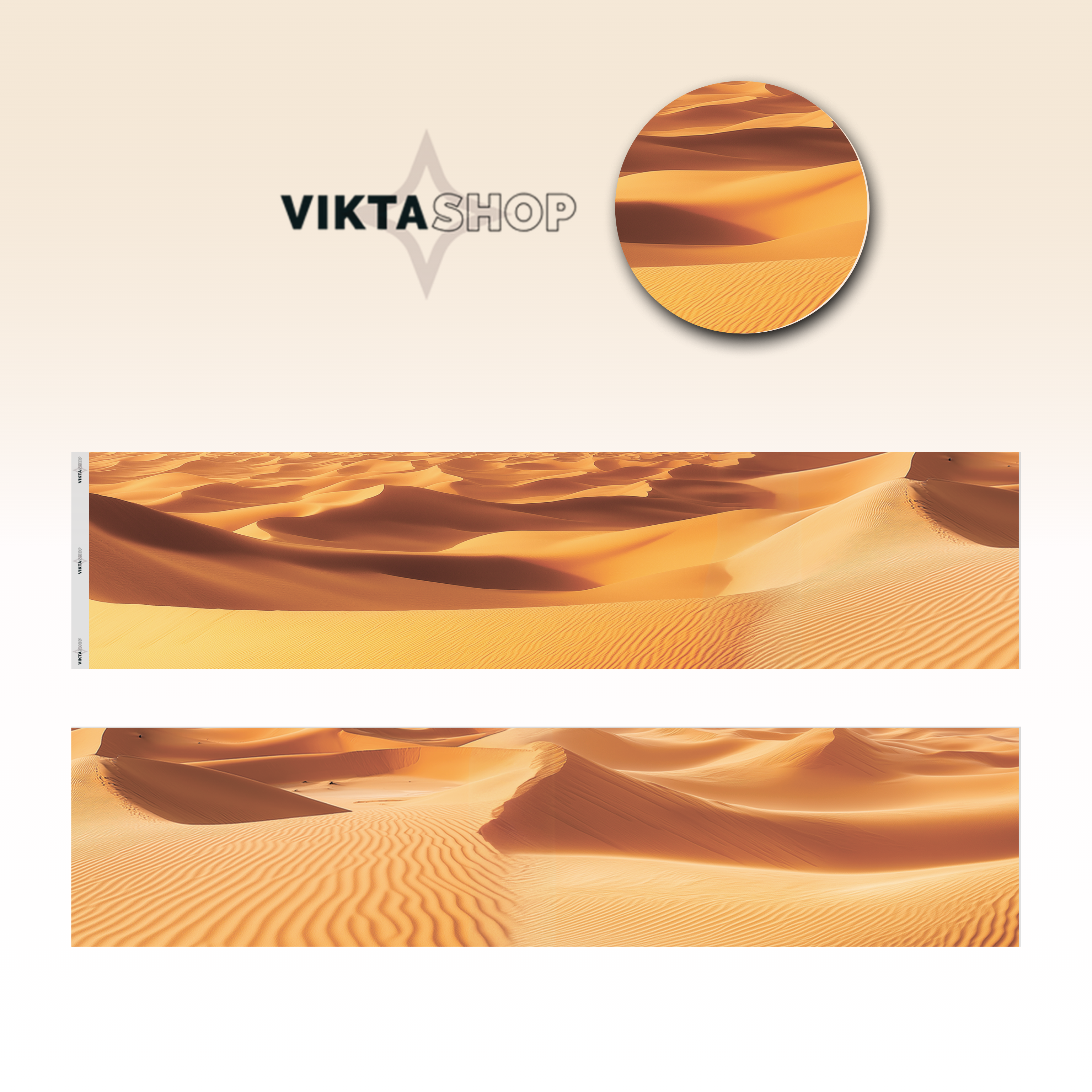 Sand dunes PET tape 5cm x 1m - Viktashop.com