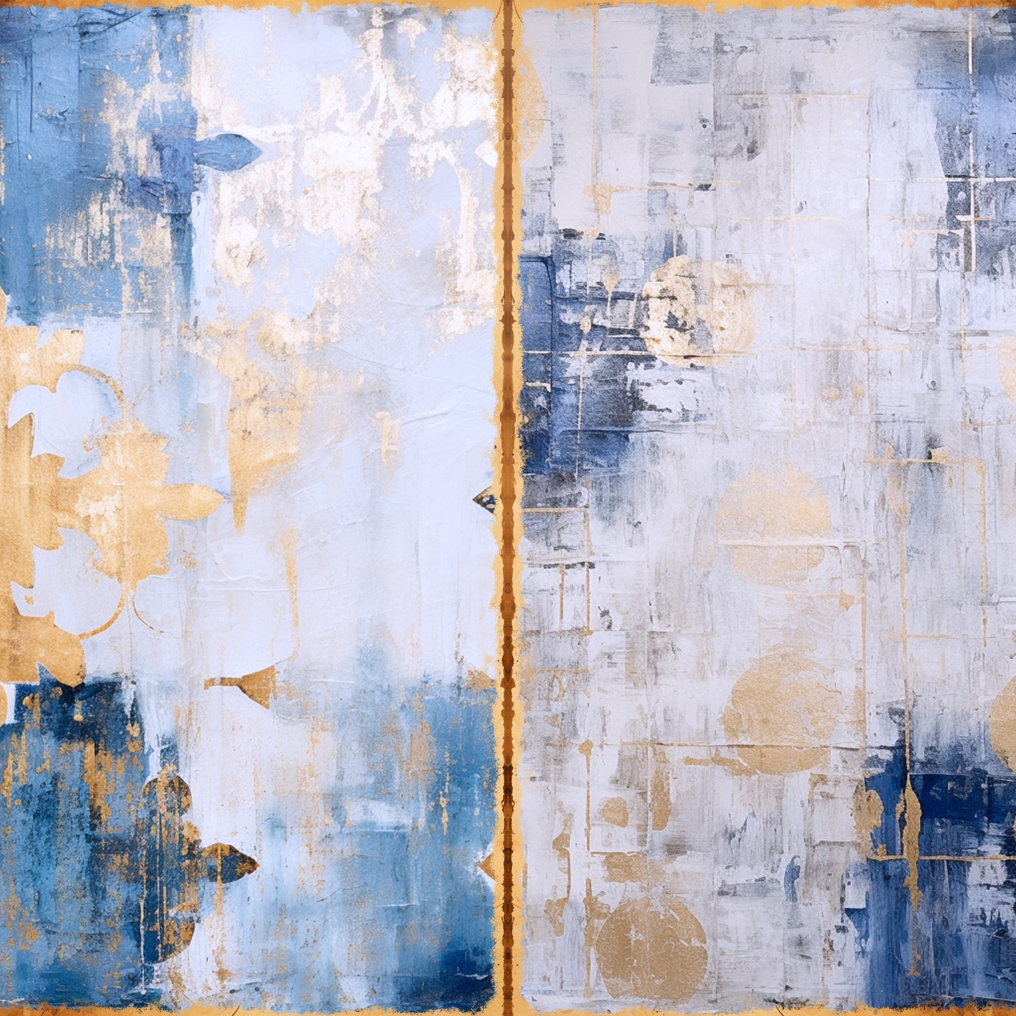 LunicArtDesign Shabby Background material paper 5.5 x 8.5 inches 20 different sheets