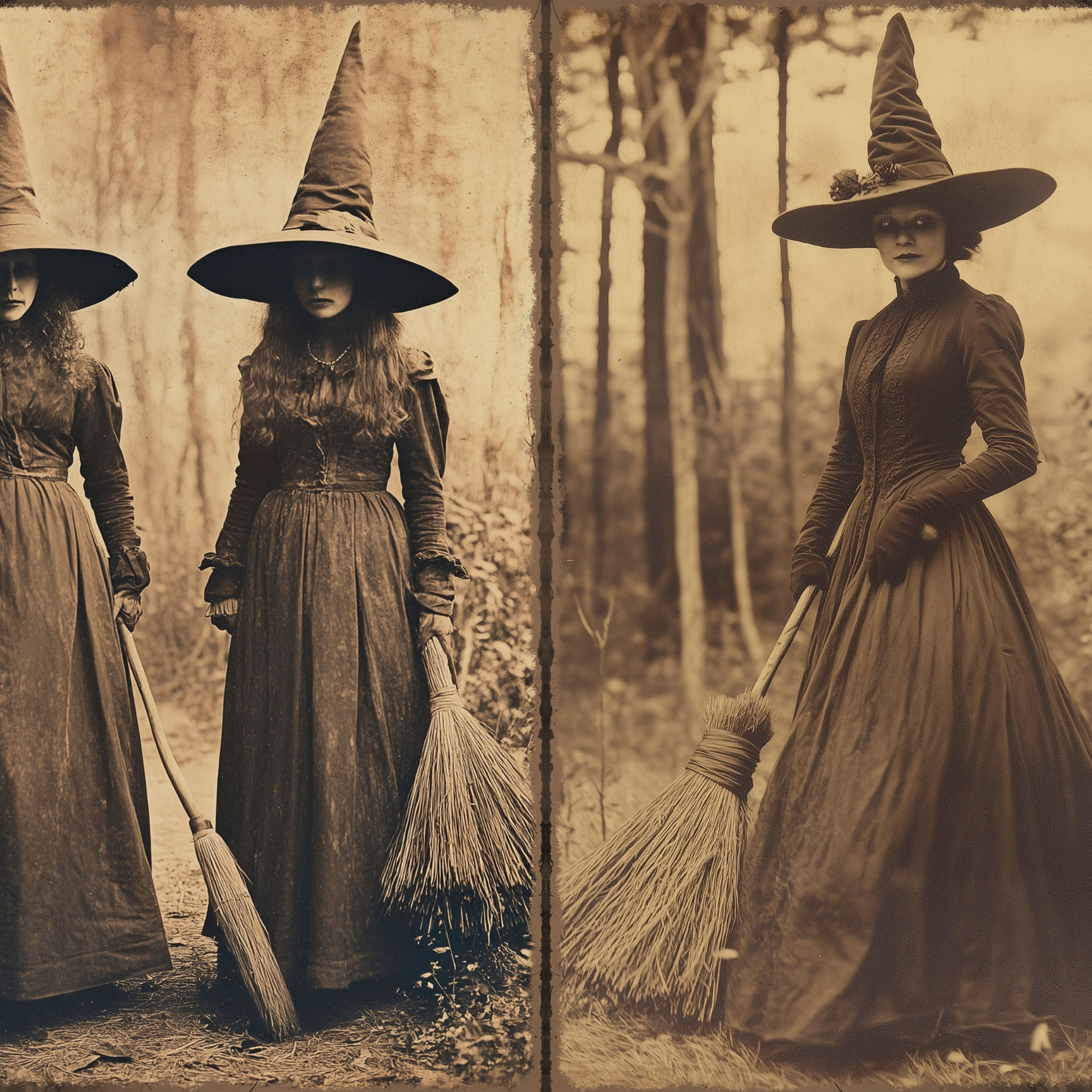 LunicArtDesign Witchy Photographs material paper 5.5 x 8.5 inches 20 different sheets