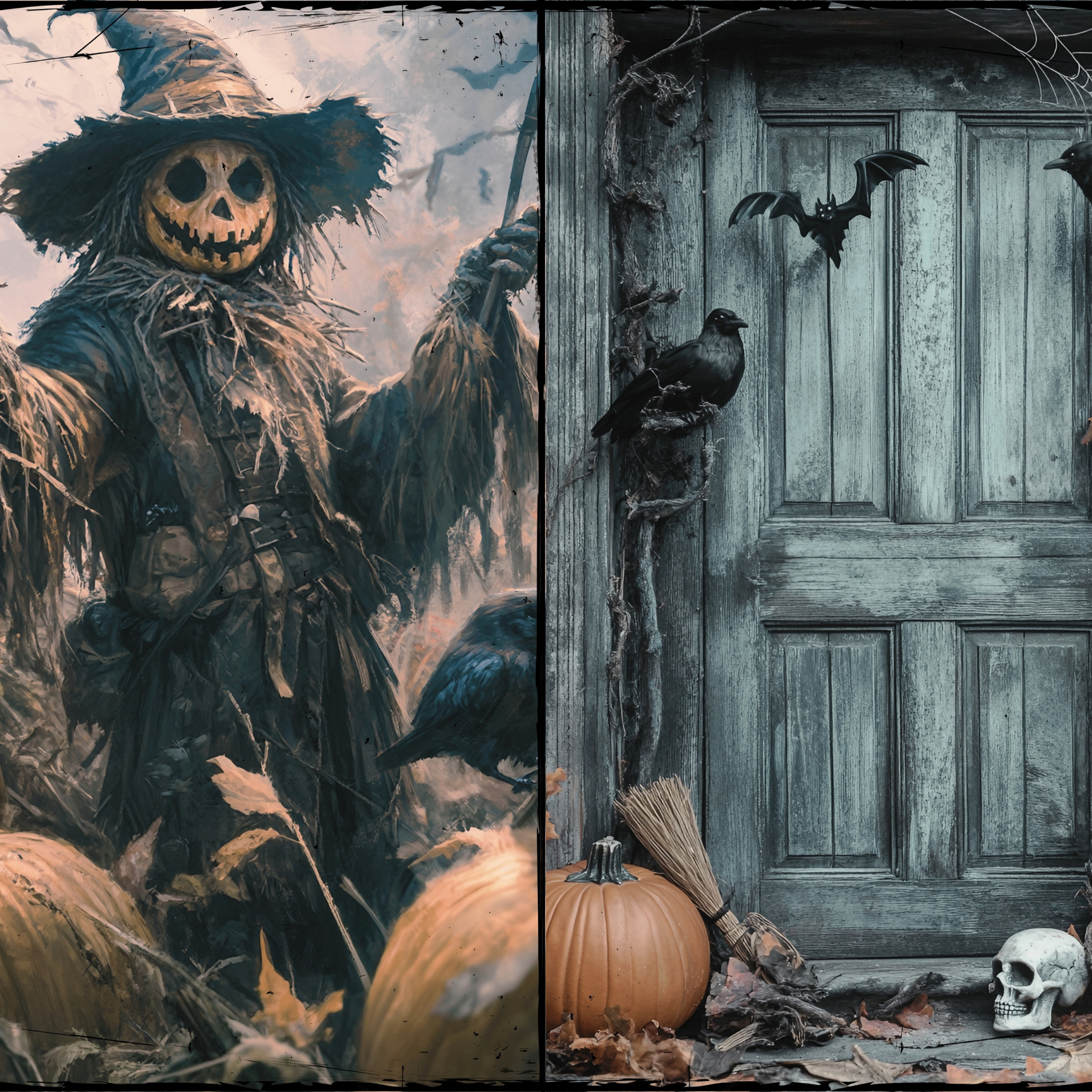 LunicArtDesign Halloween material paper 5.5 x 8.5 inches 20 different sheets