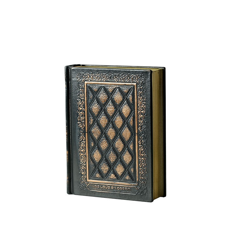 Retro notebook, embossed imitation leather 17.5 cm / 13.5 cm - ViktaShop