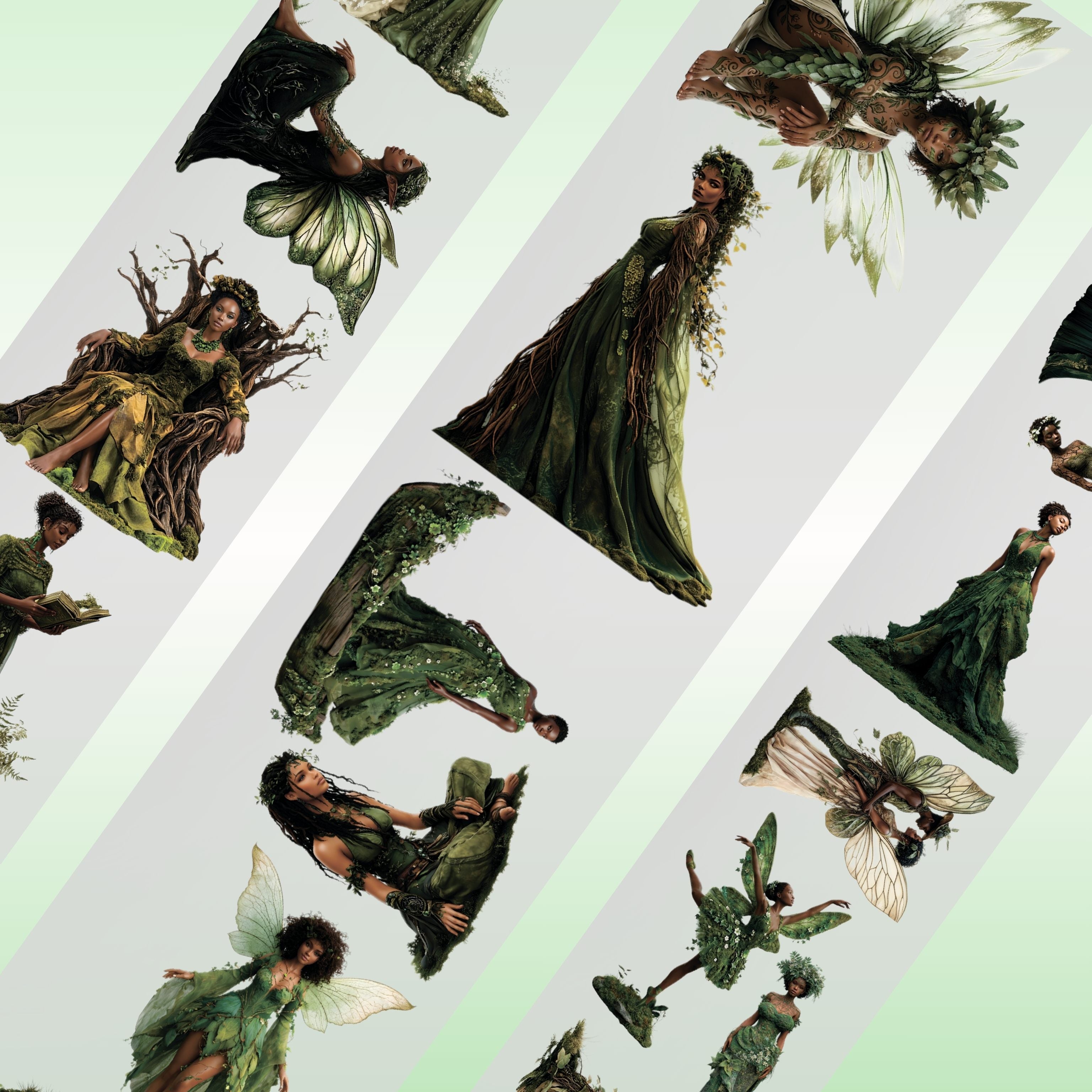 Viktashop Moss style Character PET Tape 9cm x 1.25m - ViktaShop