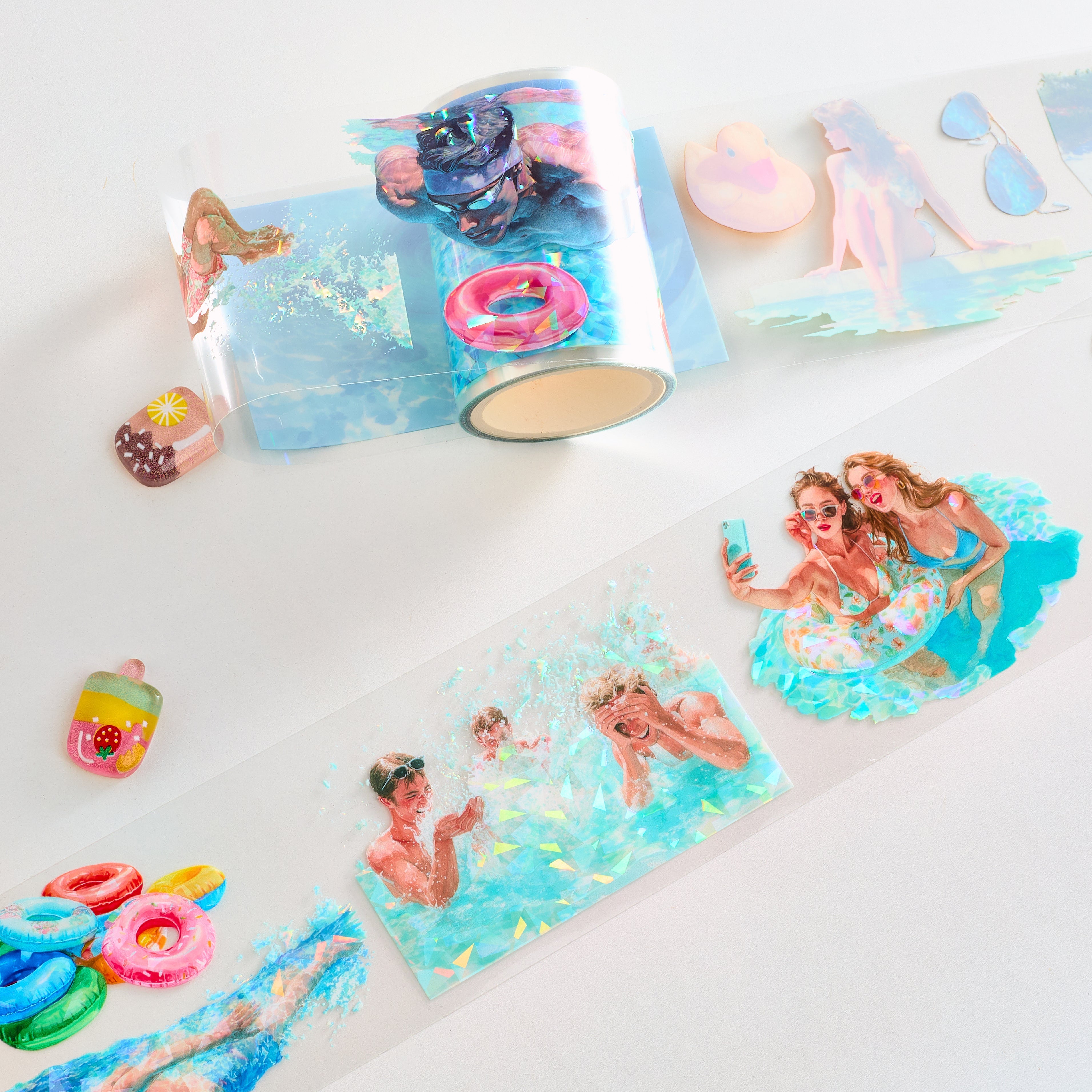 Shiimmer Splash Capture PET Tape 6cm x 1m