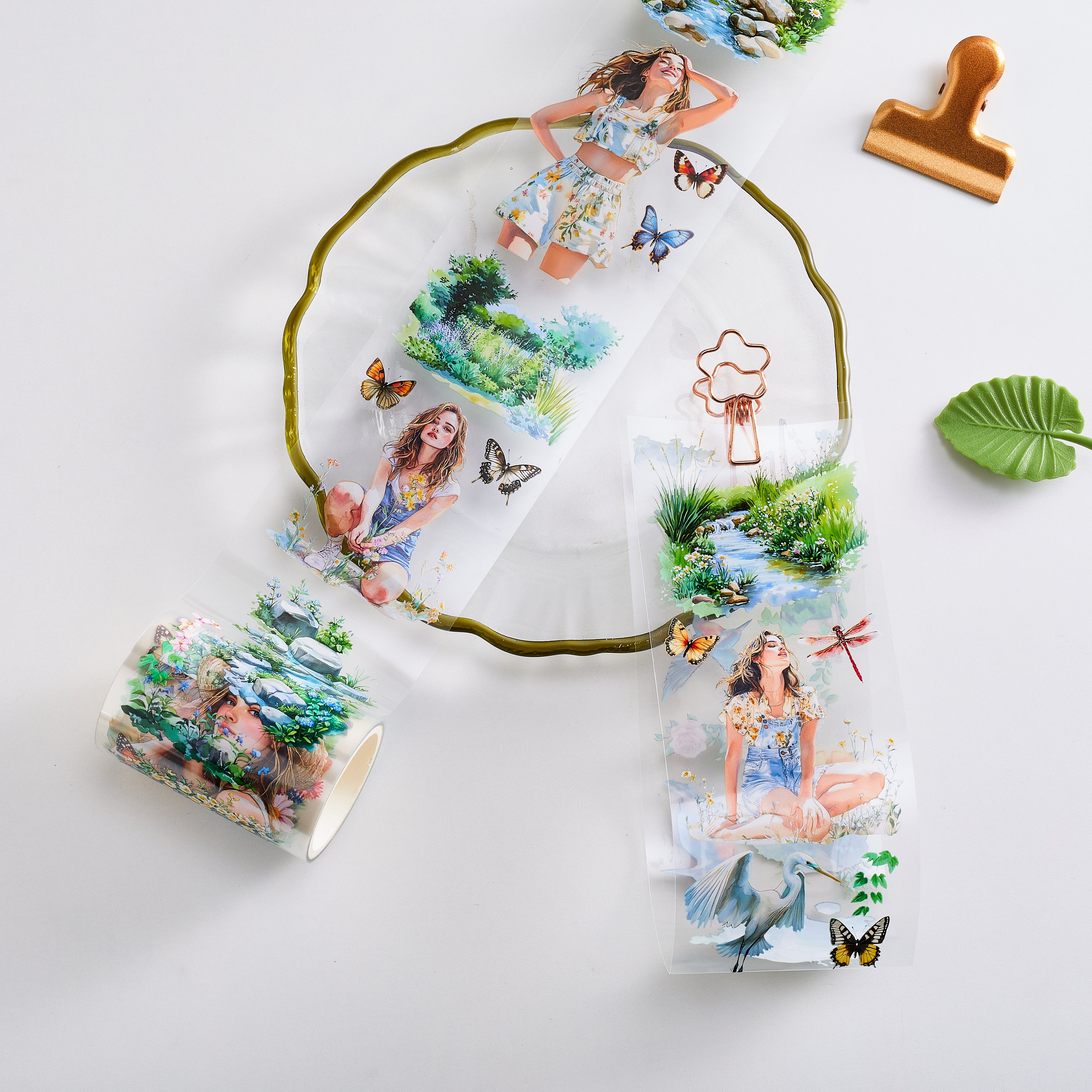 Shiimmer Spring Suburb PET Tape 6cm x 5m