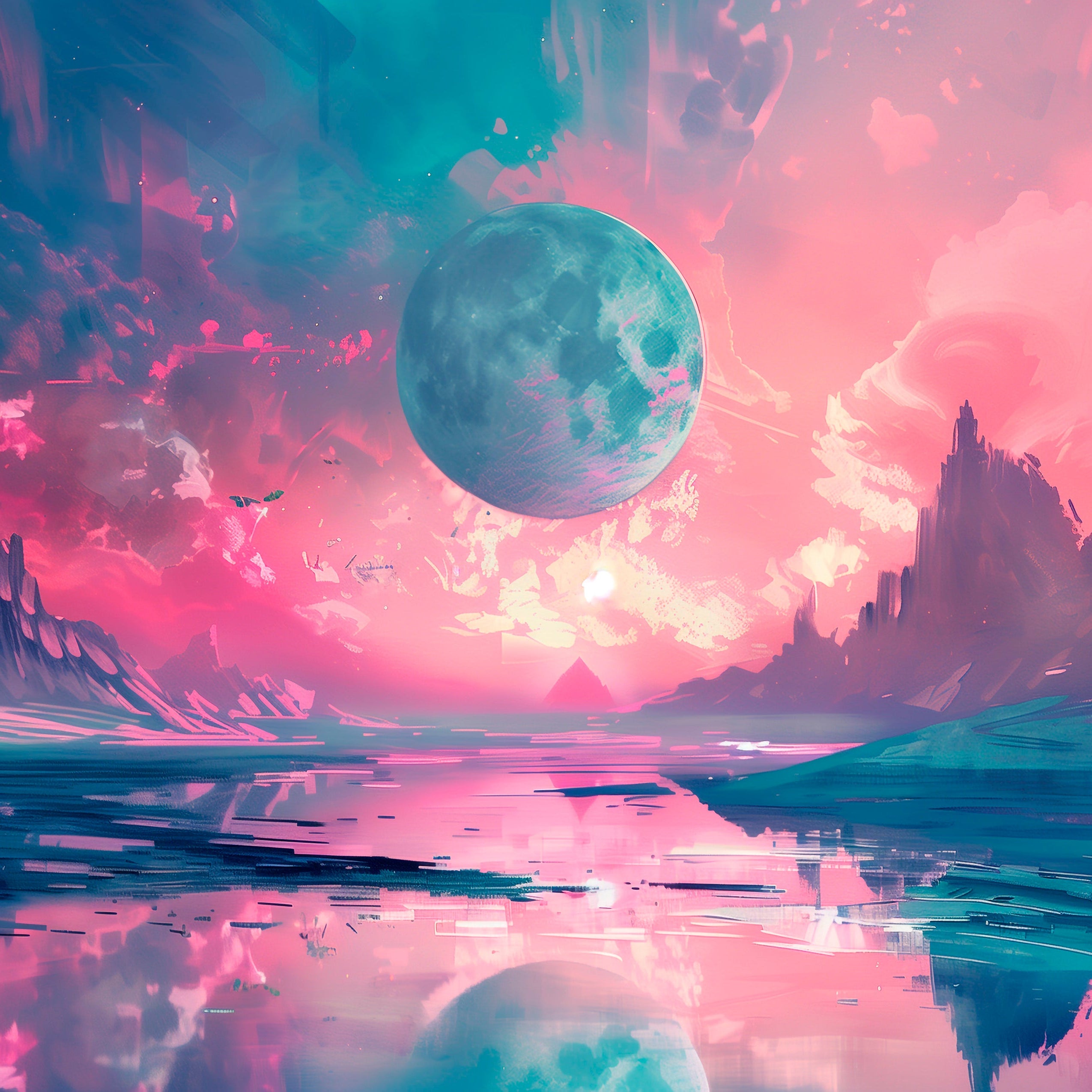 LunicArtDesign space series material paper 8,5 x 11 inches 10 different sheets