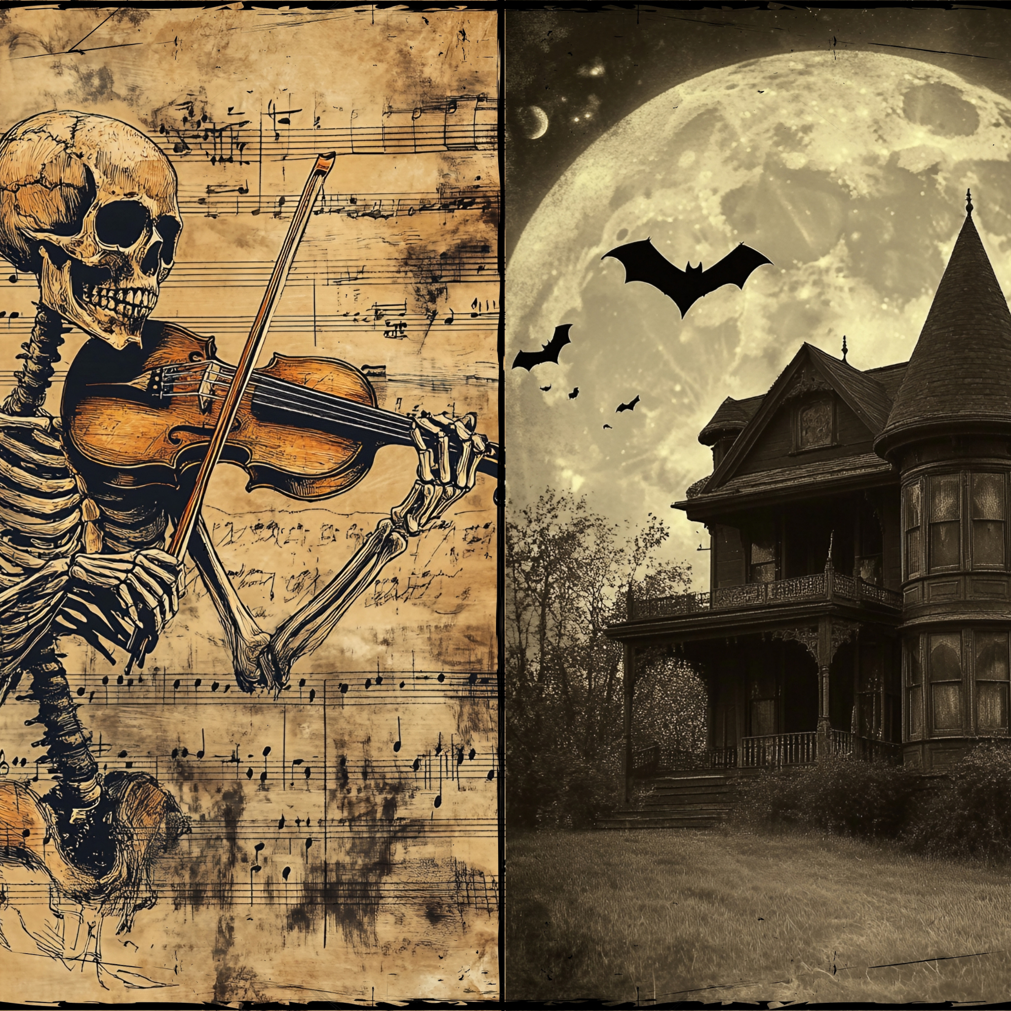 LunicArtDesign Halloween material paper 5.5 x 8.5 inches 20 different sheets