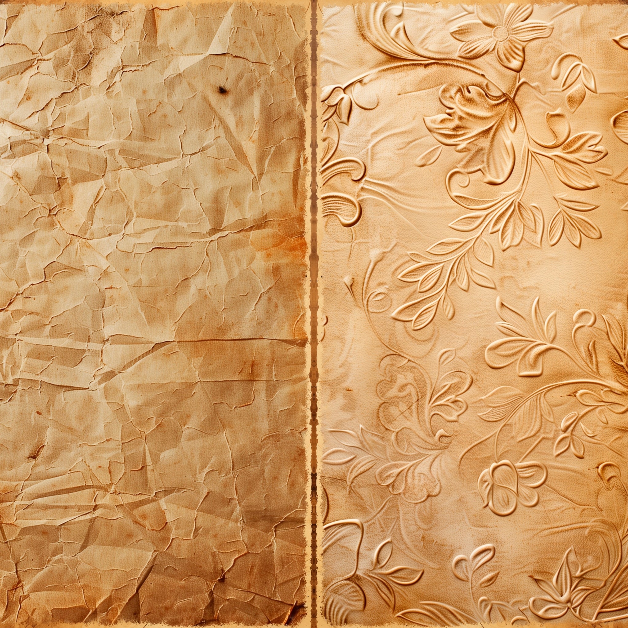 LunicArtDesign Grungy material paper 5.5 x 8.5 inches 20 different sheets