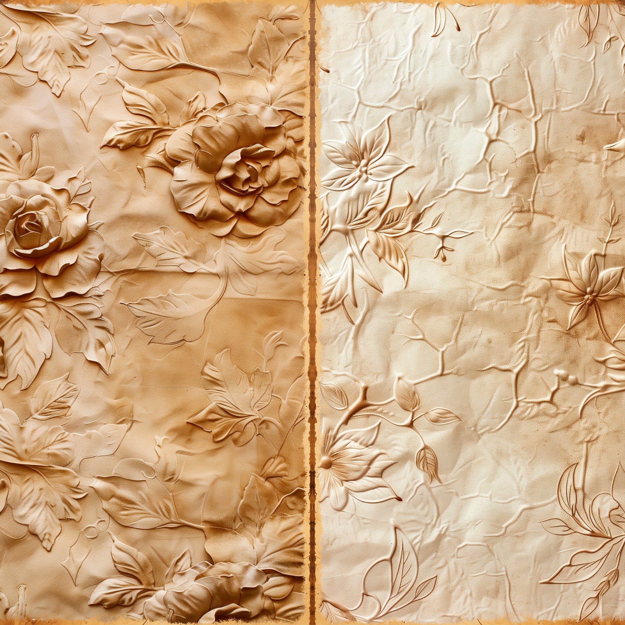 LunicArtDesign Grungy material paper 5.5 x 8.5 inches 20 different sheets