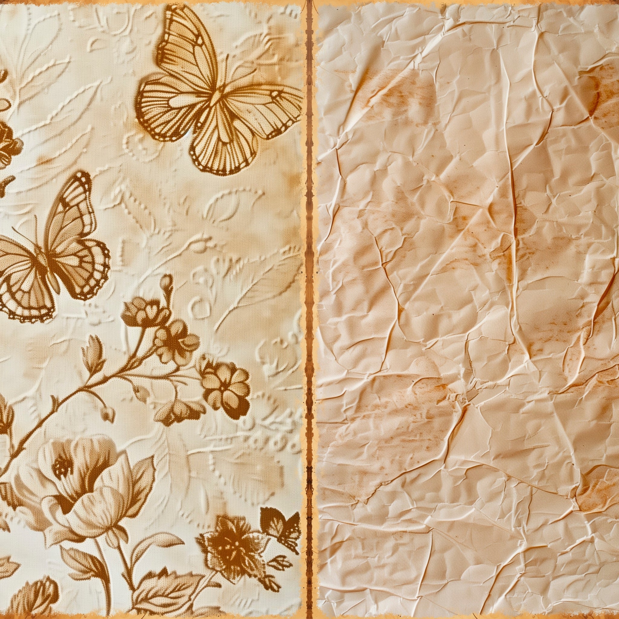 LunicArtDesign Grungy material paper 5.5 x 8.5 inches 20 different sheets